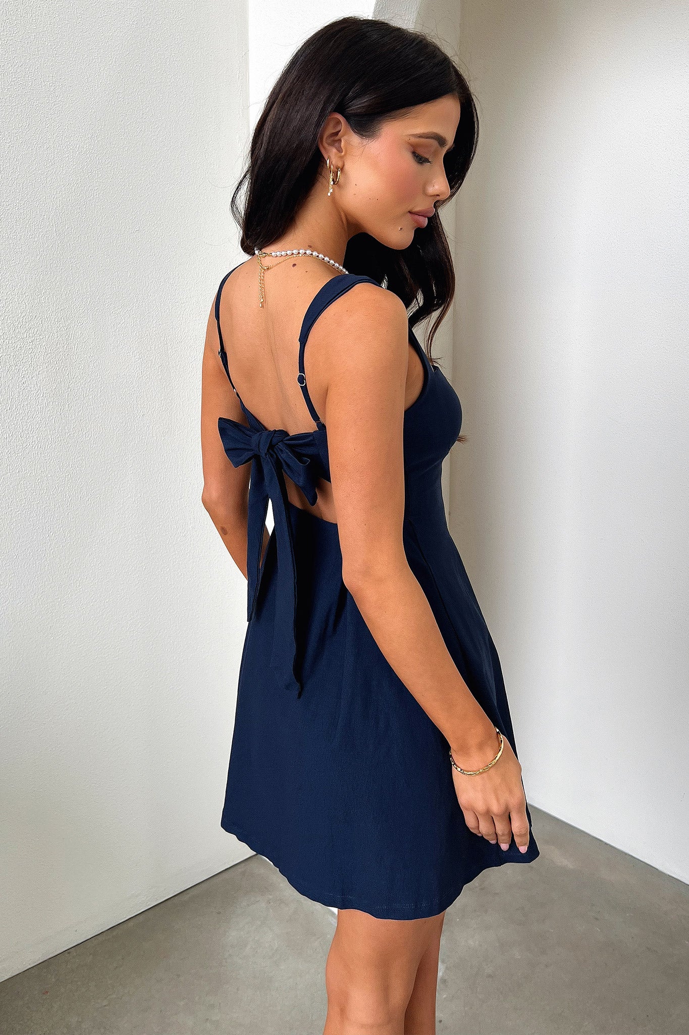 Bransley Dress - Navy - luluinthesky