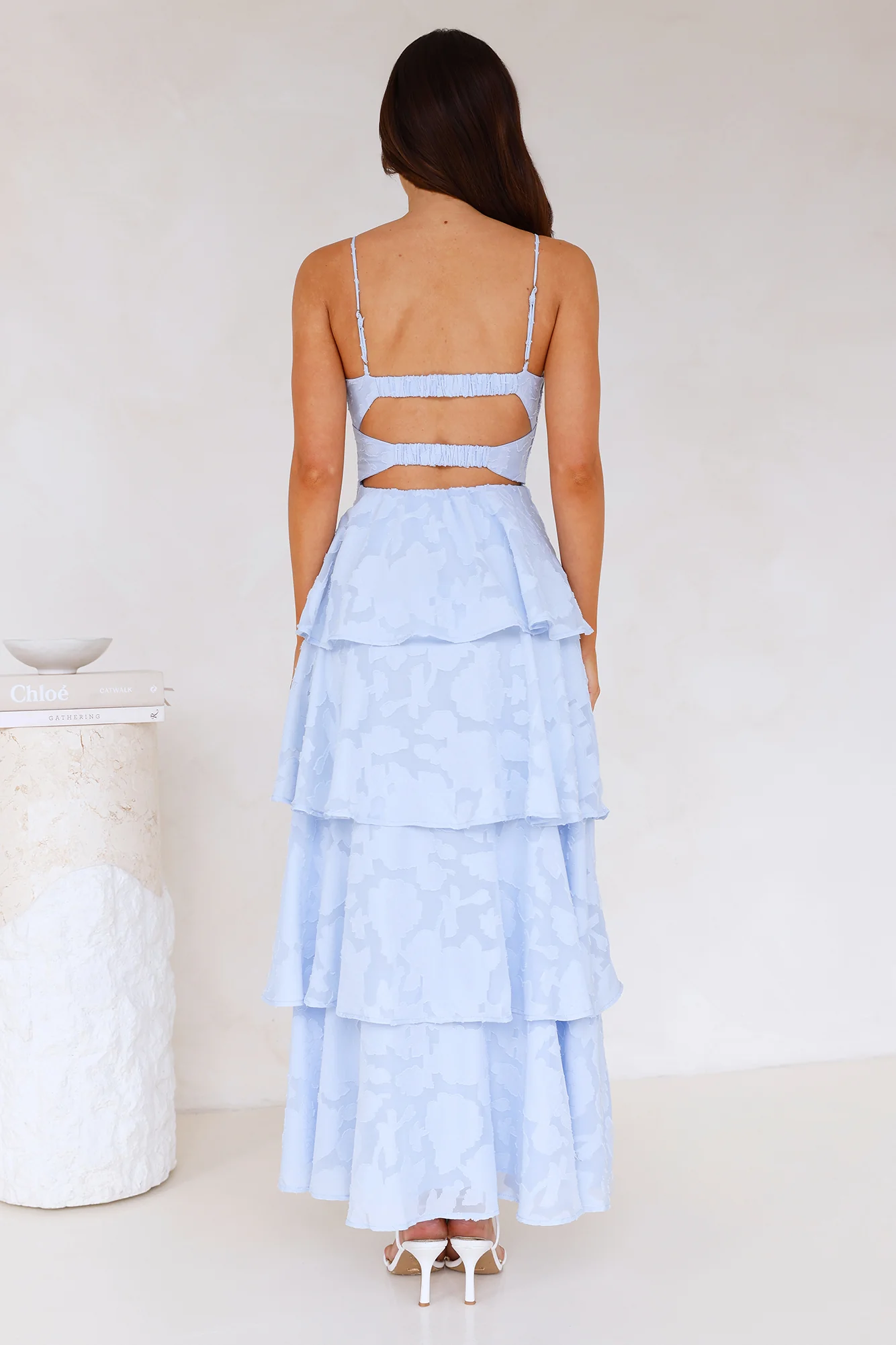 Thriving Now Maxi Dress Blue - luluinthesky
