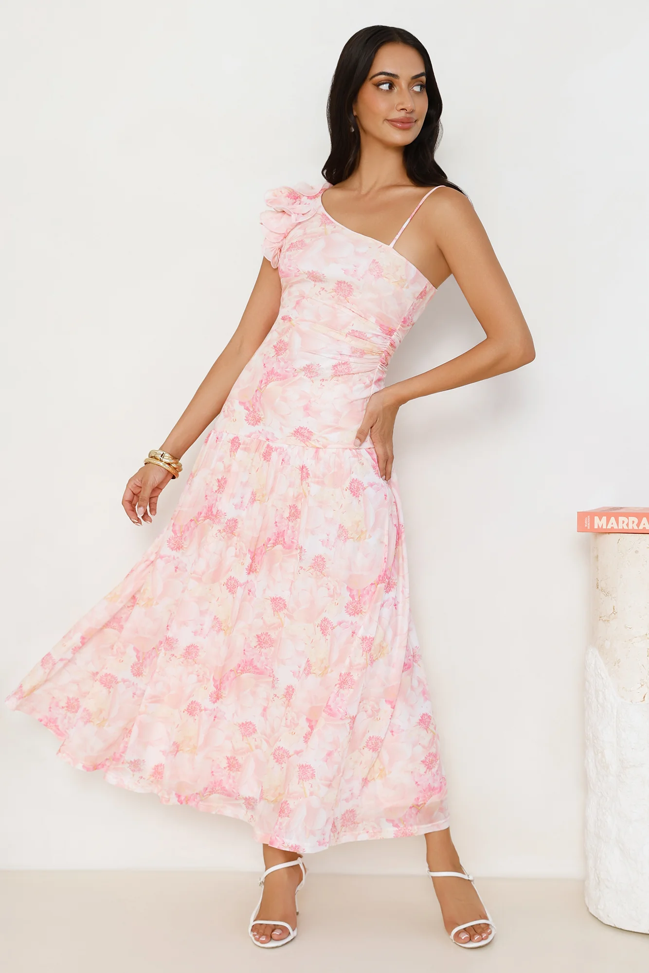 Chic Encounters Mesh Maxi Dress Print - luluinthesky