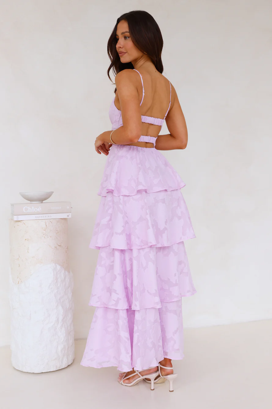 Thriving Now Maxi Dress Lilac - luluinthesky