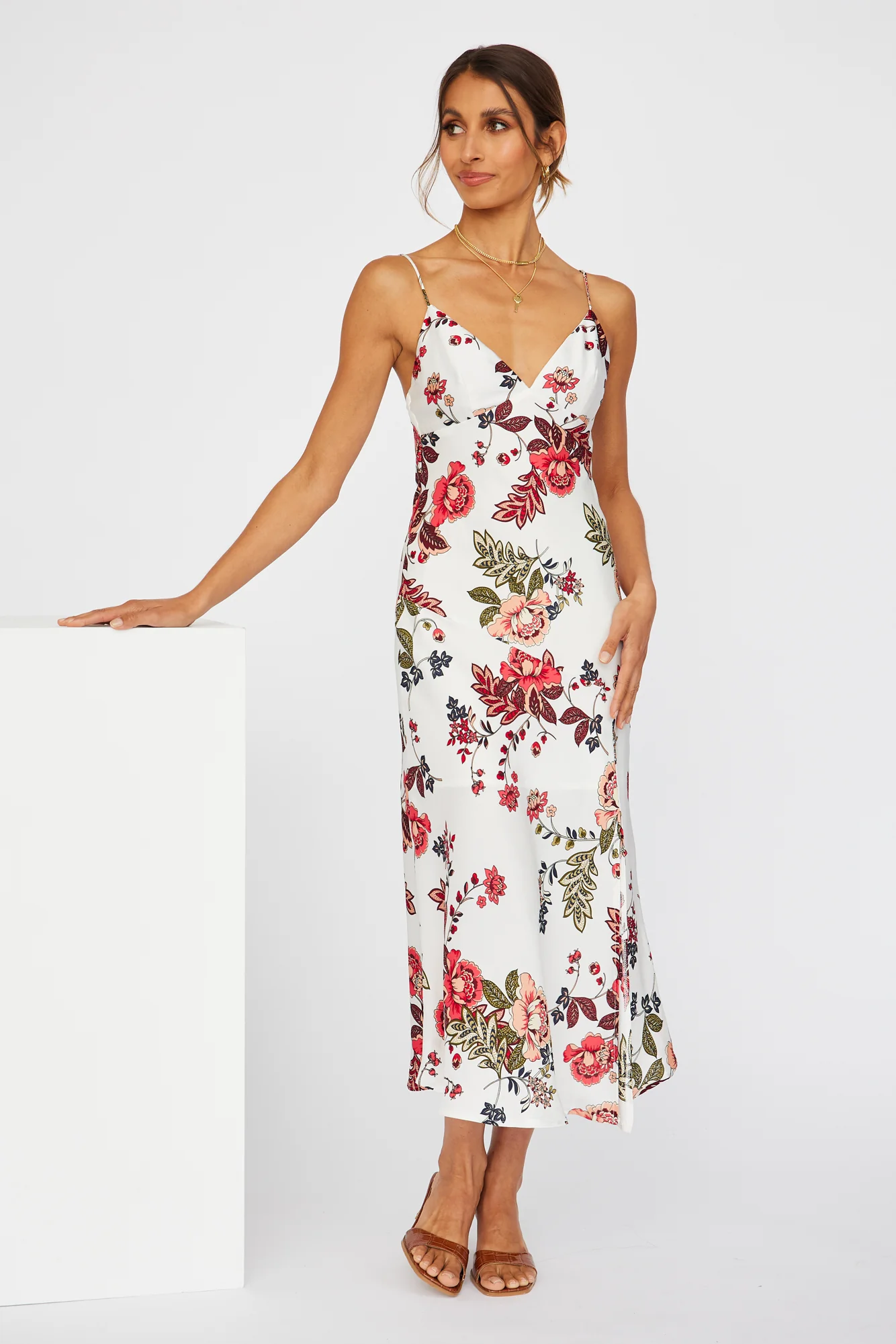 No Yesterday Maxi Dress White - luluinthesky