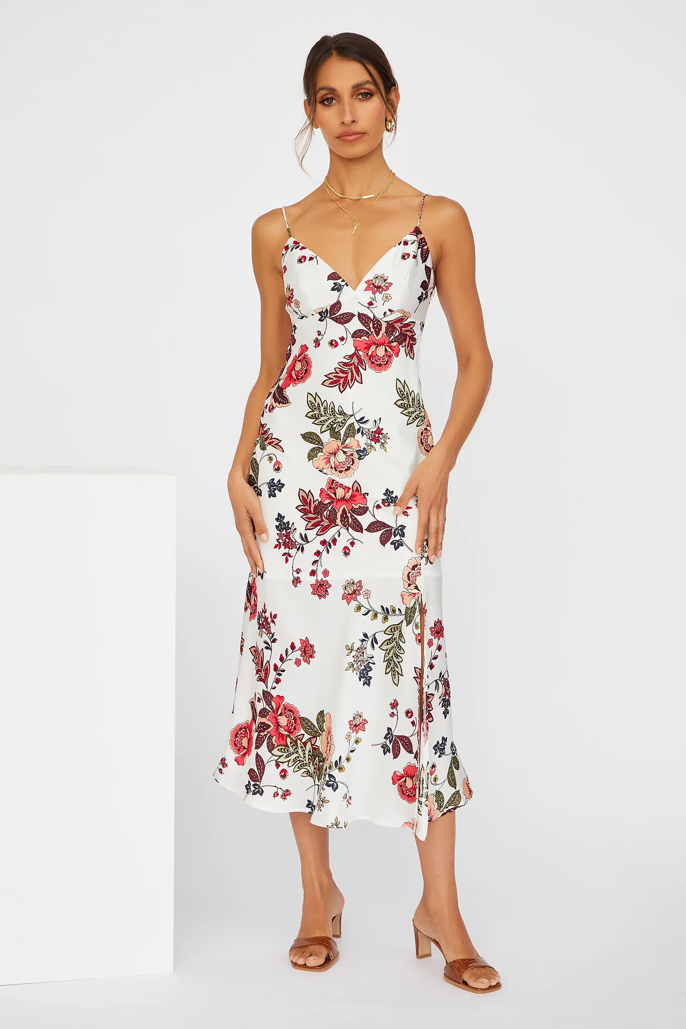 No Yesterday Maxi Dress White - luluinthesky