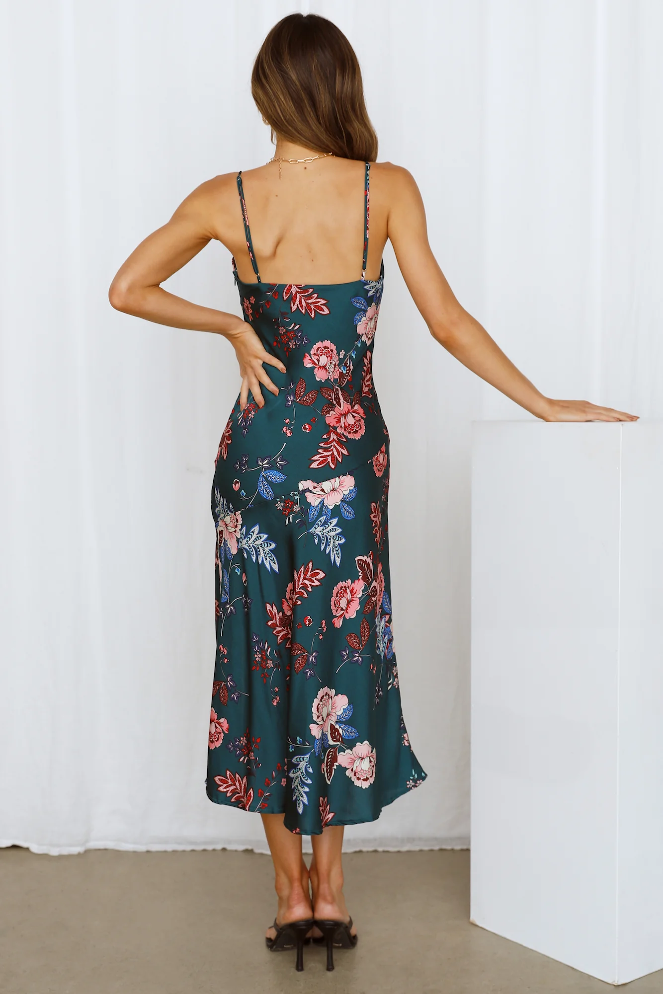 No Yesterday Maxi Dress Forest Green - luluinthesky