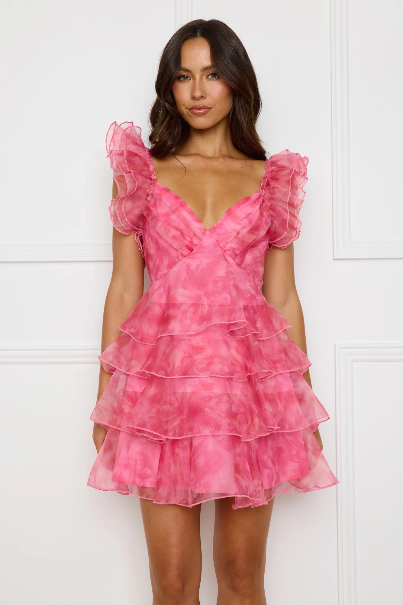 Chic Allure Mini Dress Pink - luluinthesky