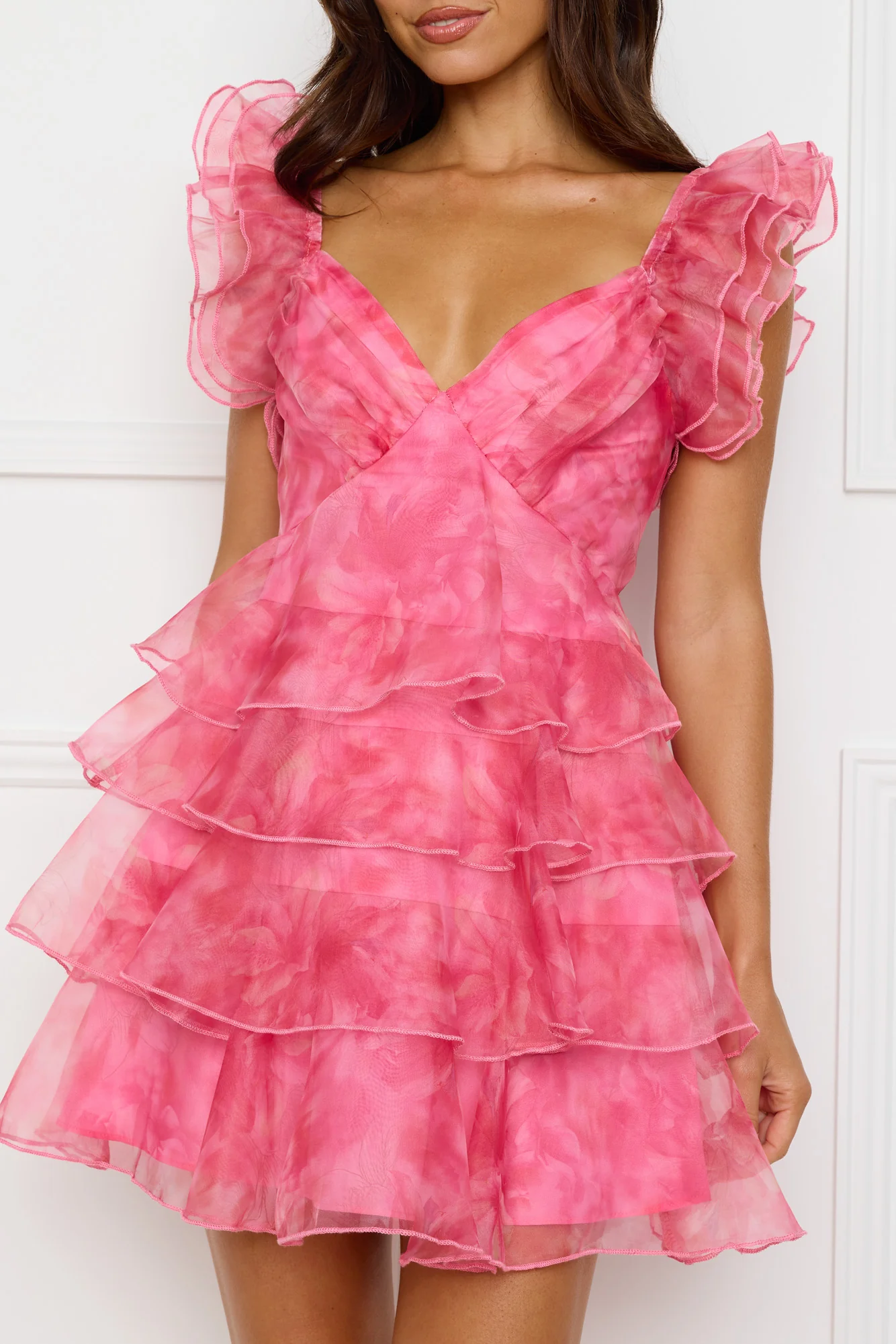 Chic Allure Mini Dress Pink - luluinthesky