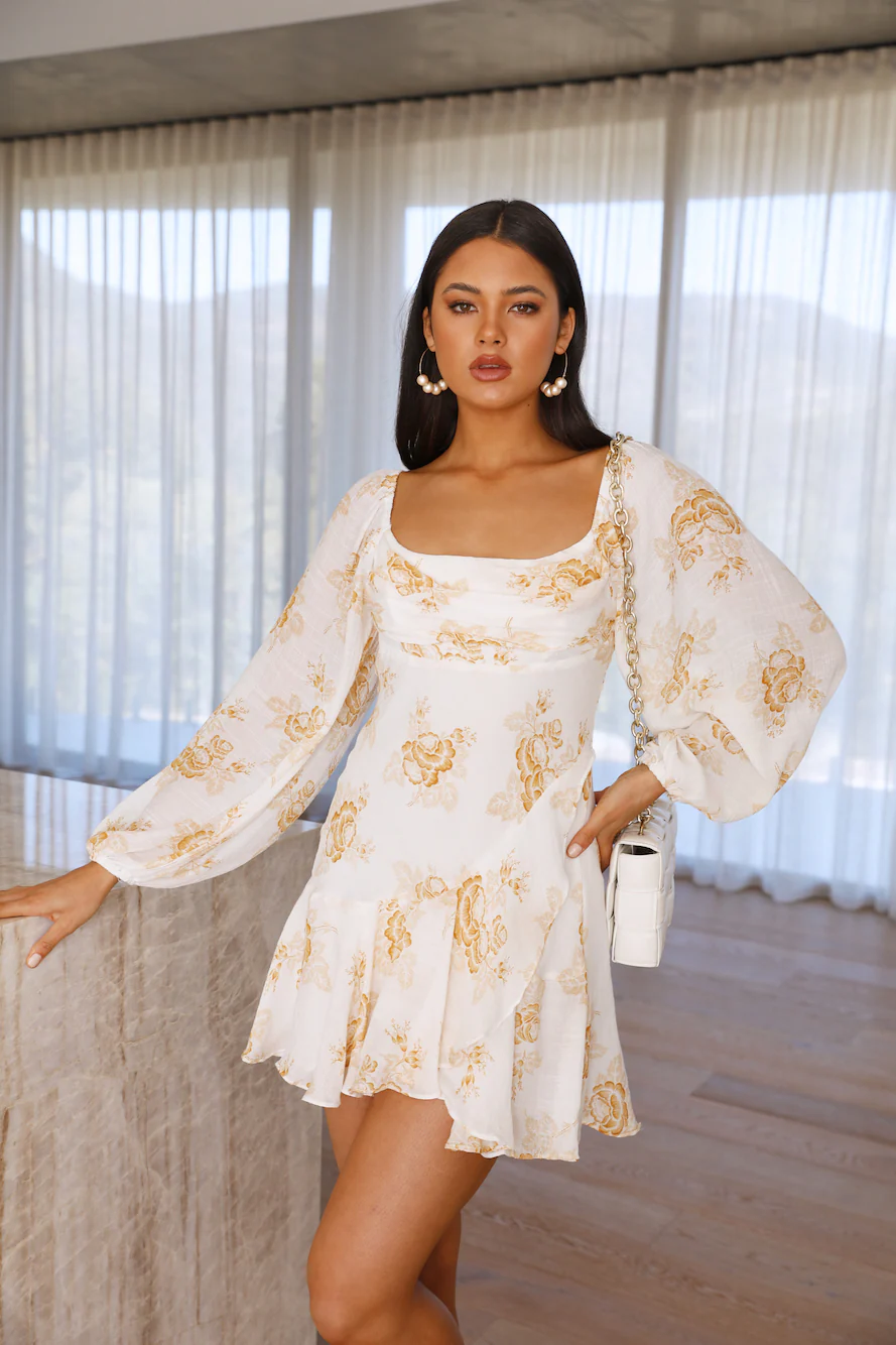 Make Me Believe Dress Yellow - luluinthesky