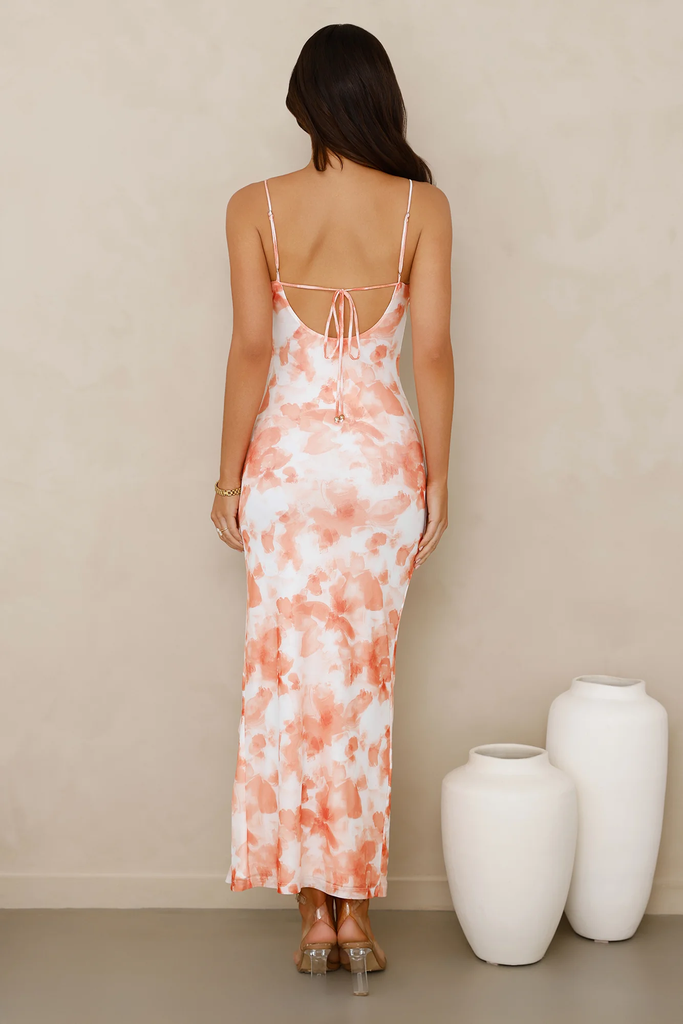 Sunkissed Simplicity Mesh Maxi Dress Orange - luluinthesky