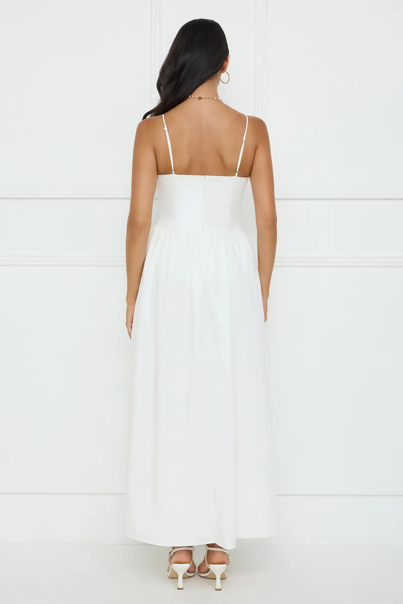 Pretty Willow Maxi Dress White - luluinthesky