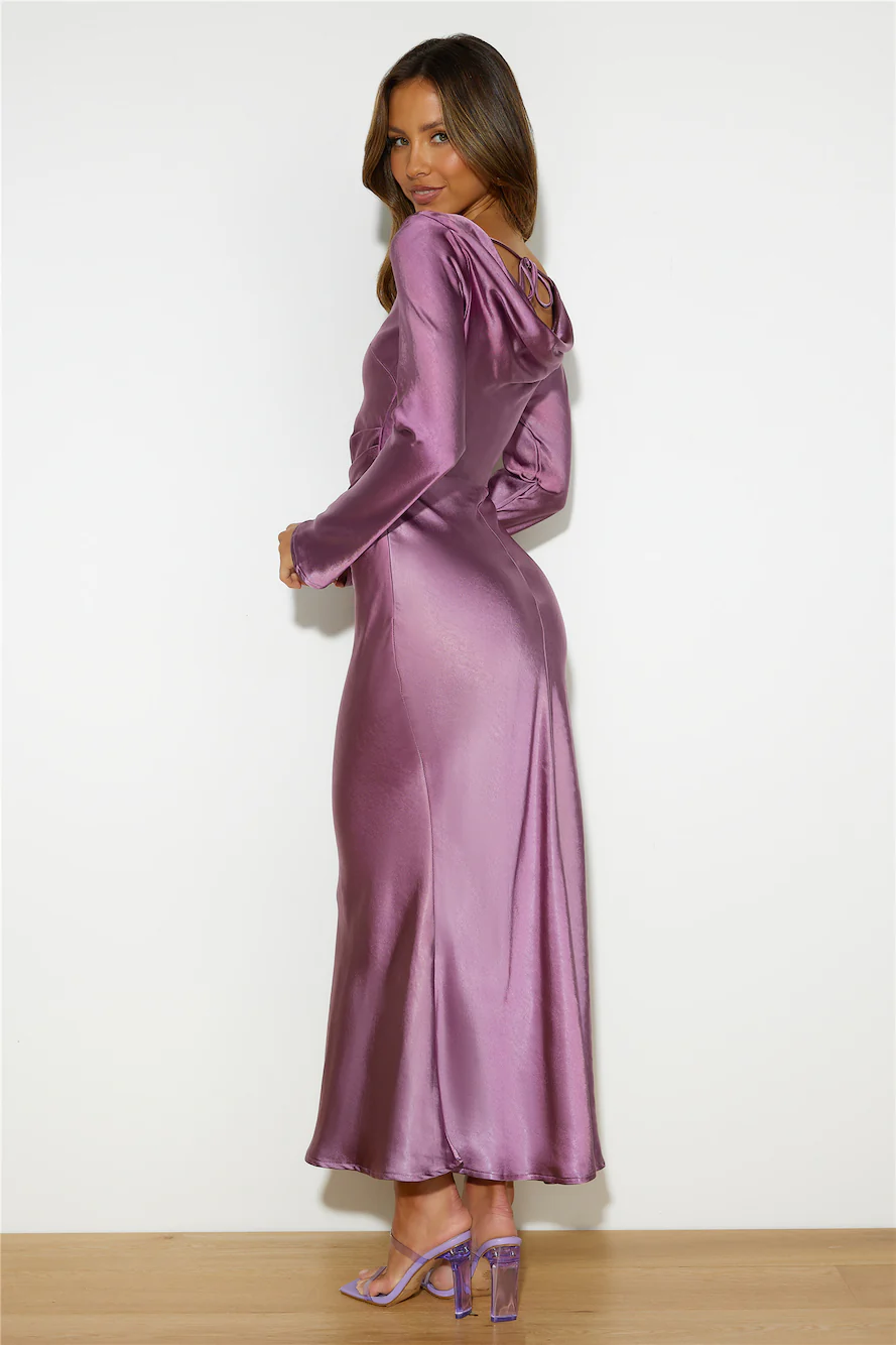 Classy Vibe Maxi Dress Grape - luluinthesky