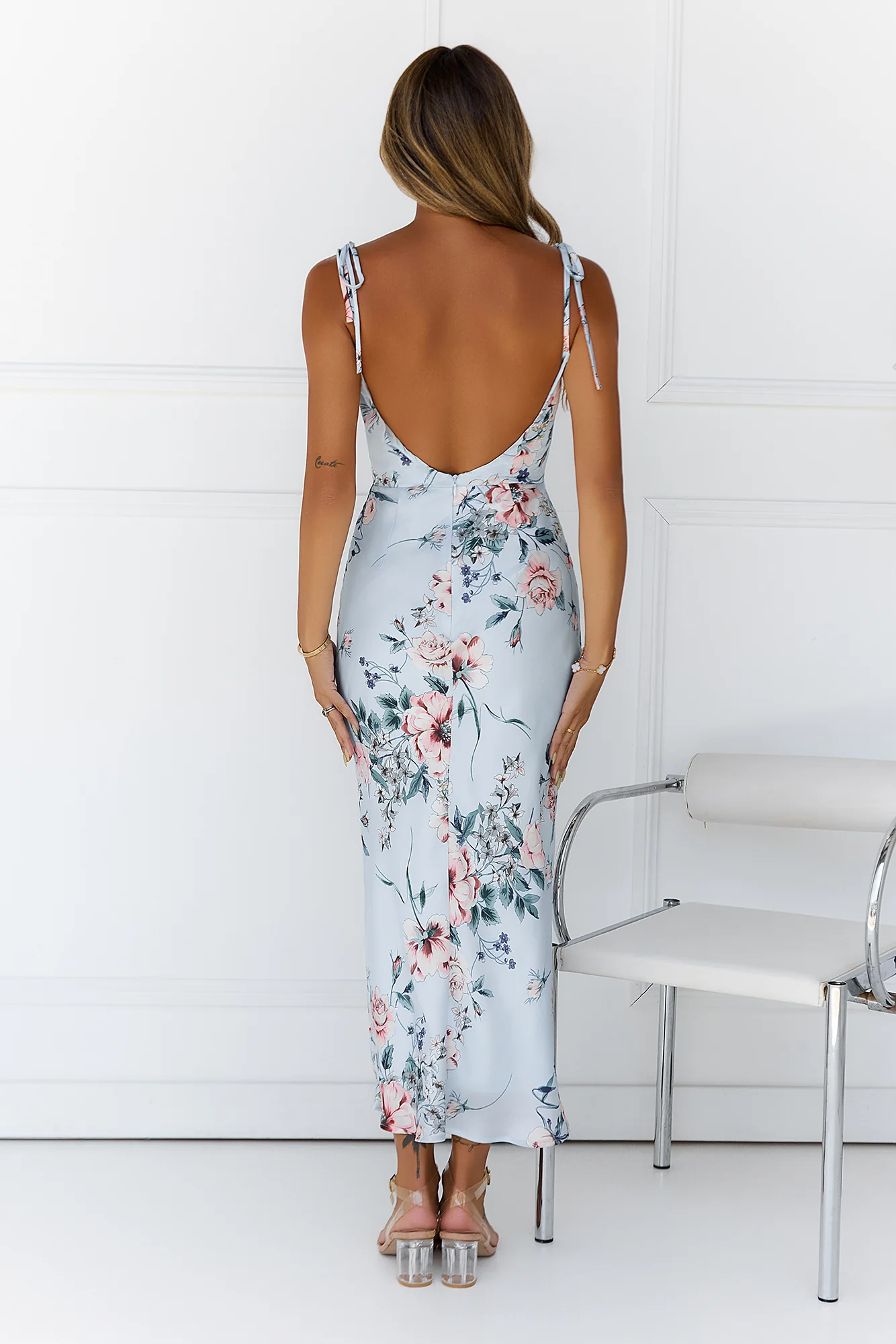 Sophisticated Flora Maxi Dress Print - luluinthesky