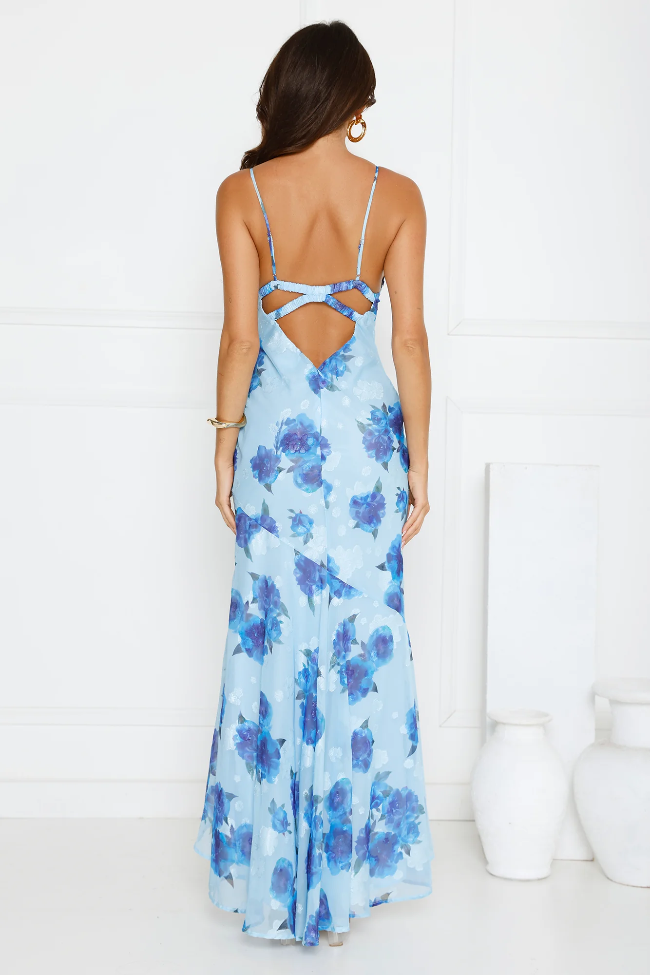 Storybook Romance Maxi Dress Blue - luluinthesky