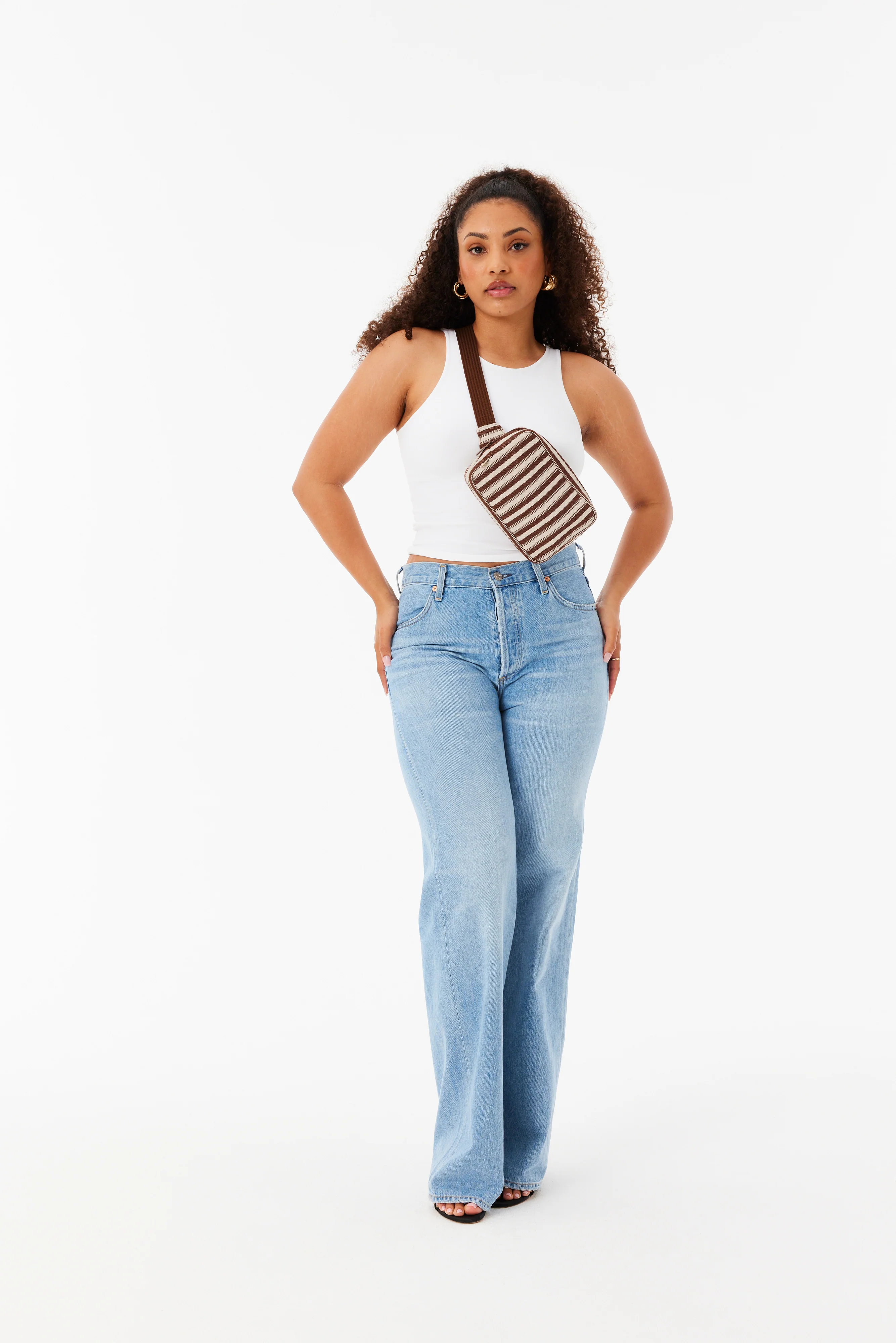 The Belt Bag in Maple Stripe - luluinthesky