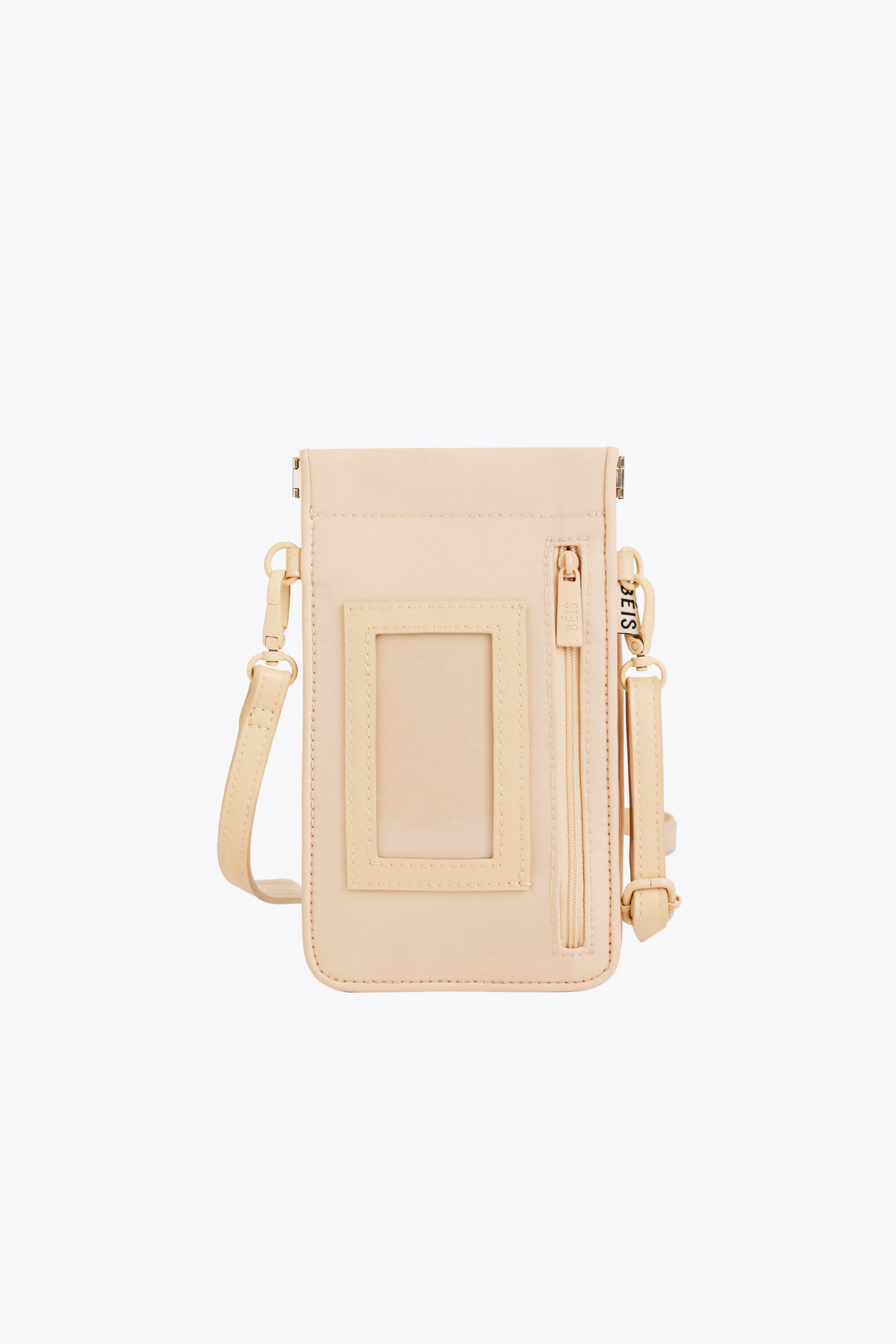 The ID Crossbody Bag in Beige - luluinthesky