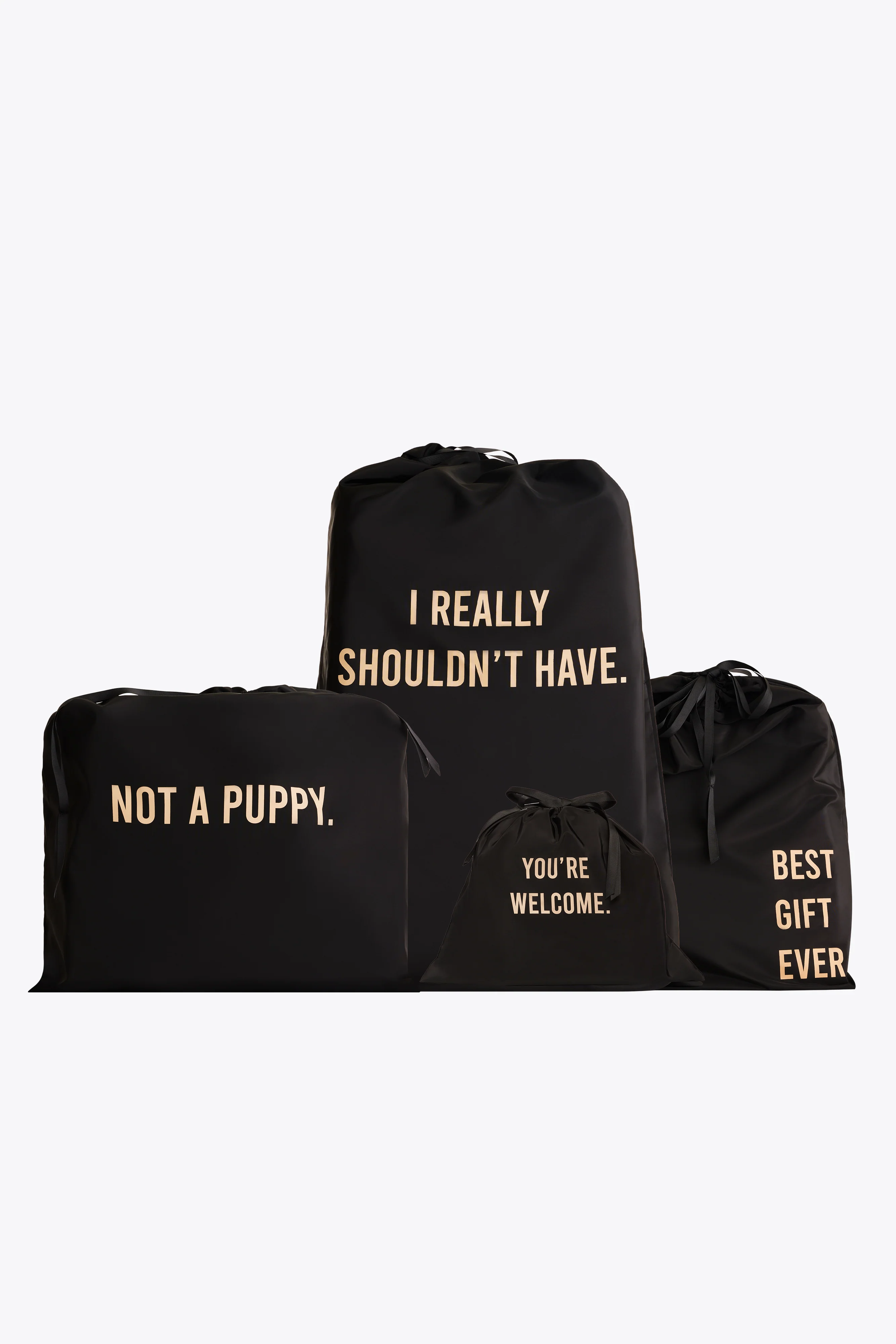 The Gift Bag in Black - luluinthesky