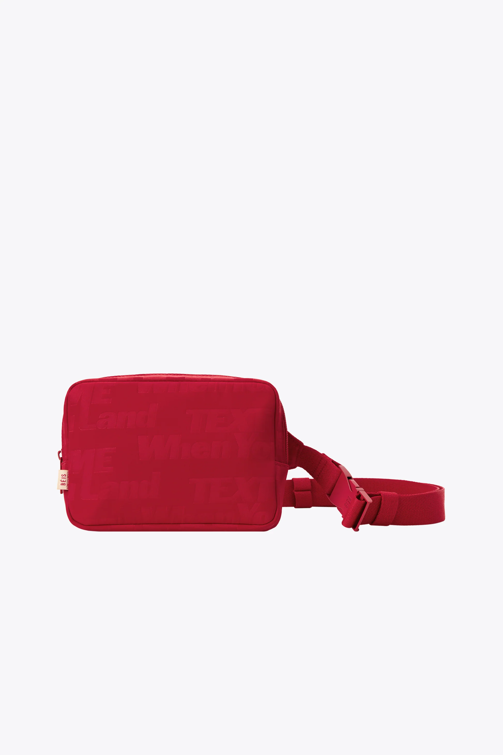 The Belt Bag in Text Me Red - luluinthesky