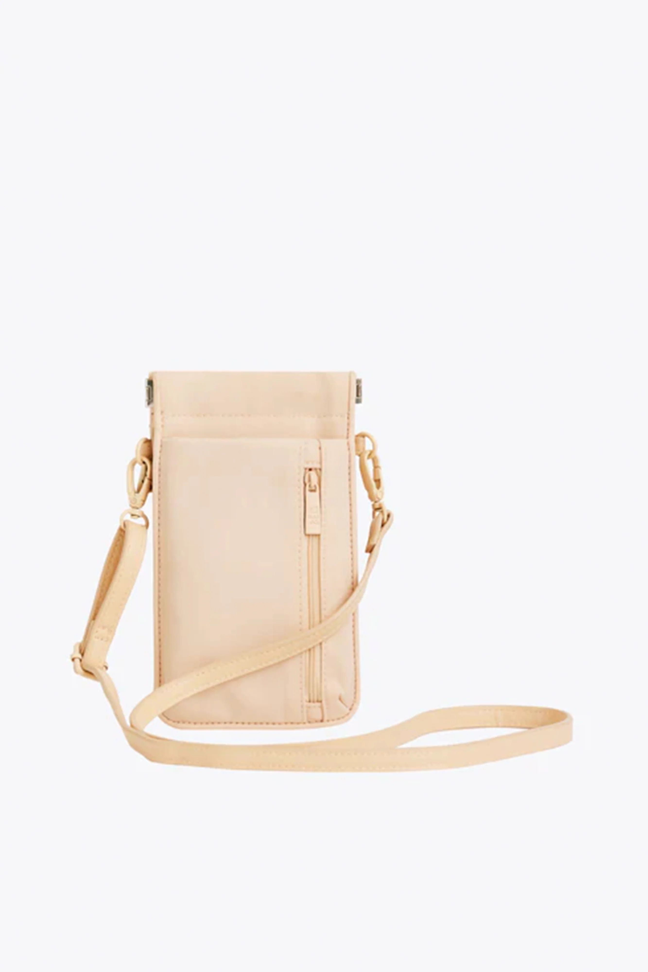 The ID Crossbody Bag in Beige - luluinthesky