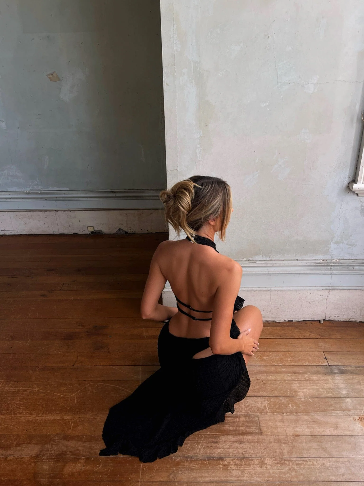 GLORIA MAXI SKIRT BLACK - luluinthesky