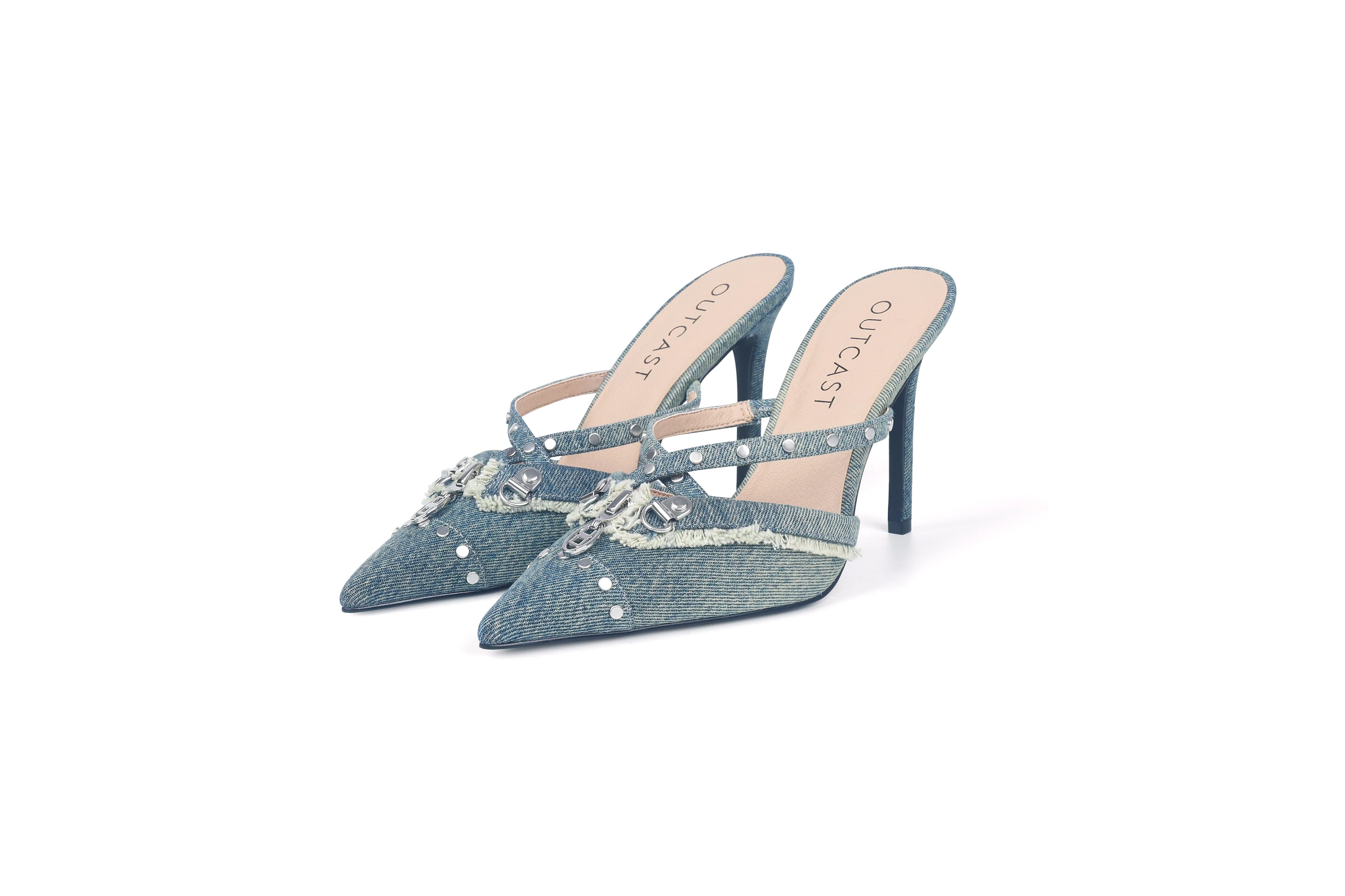 CINDY DENIM HEELS - luluinthesky