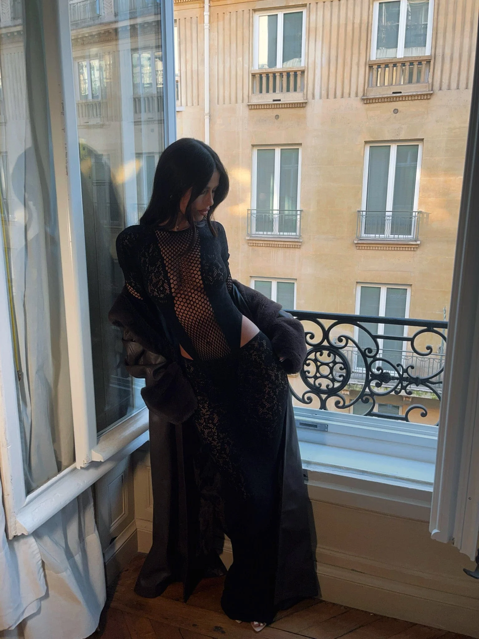 KERENSA MAXI SKIRT BLACK - luluinthesky