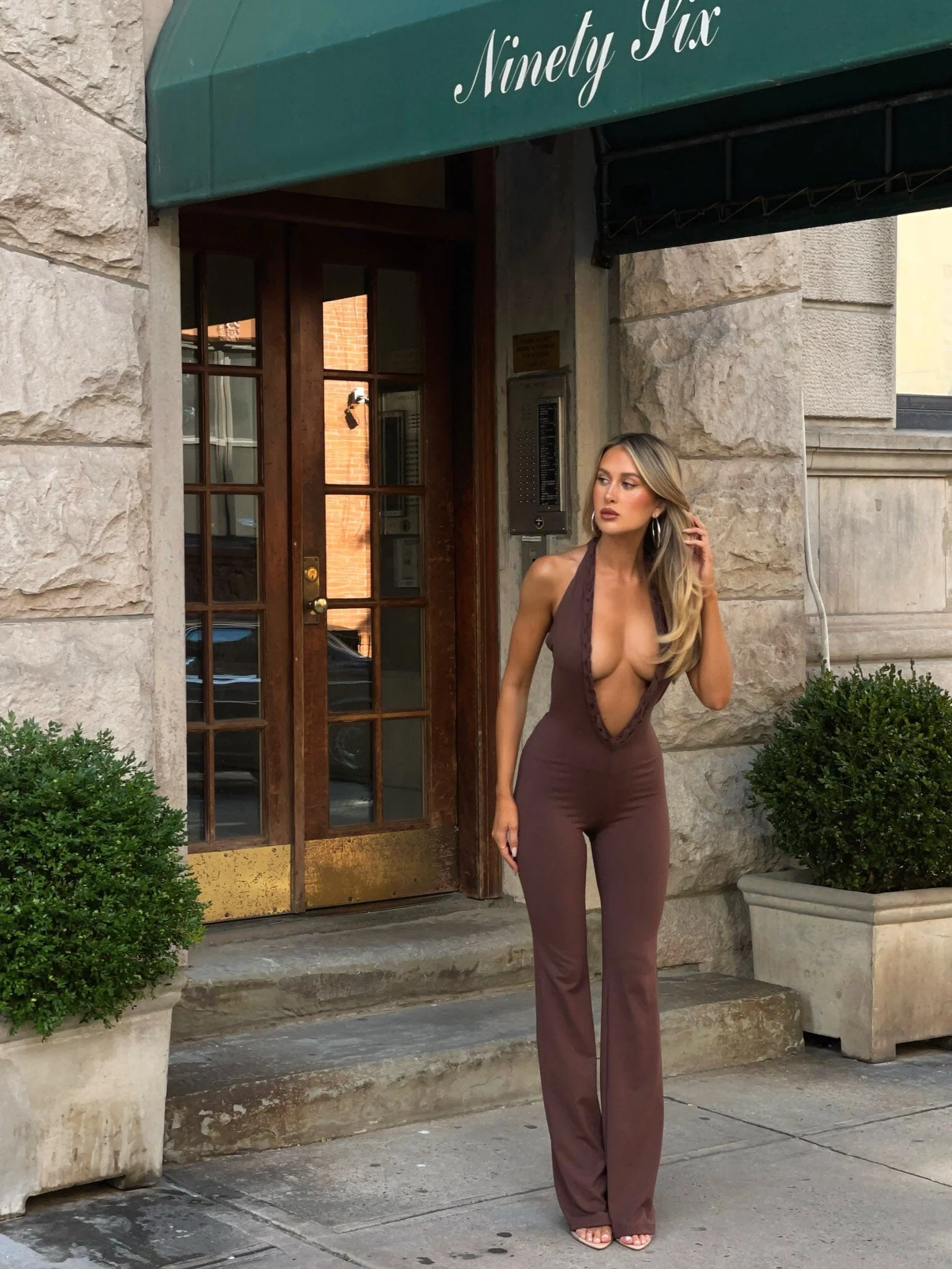 BLUEBELL JUMPSUIT CHOCOLATE - luluinthesky