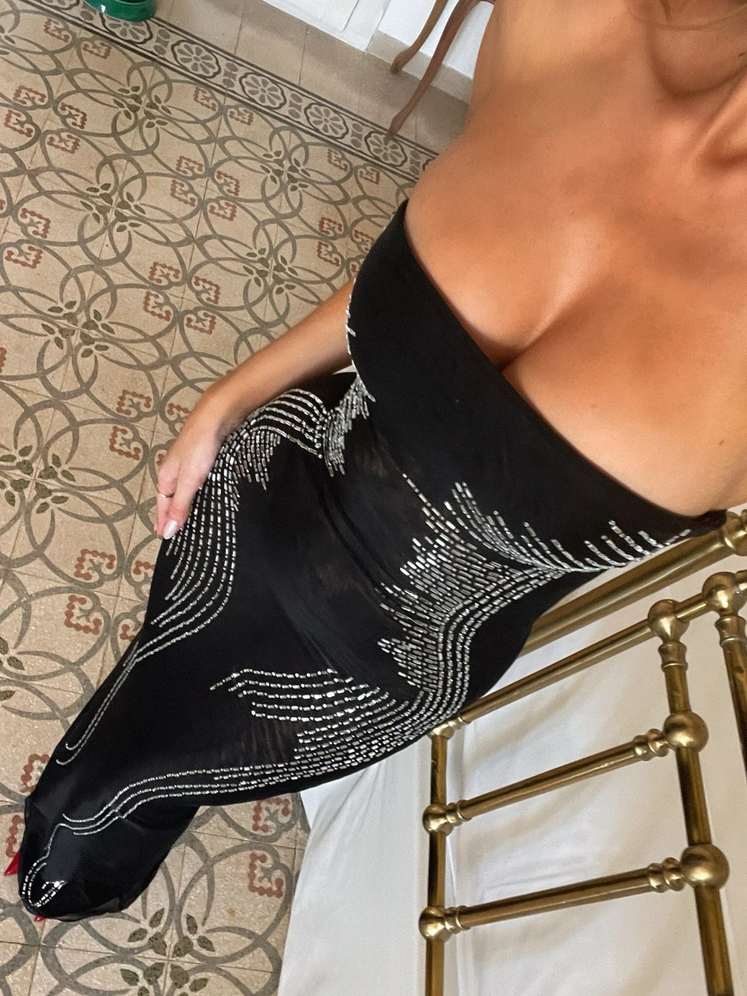 KATHIE MAXI DRESS BLACK - luluinthesky