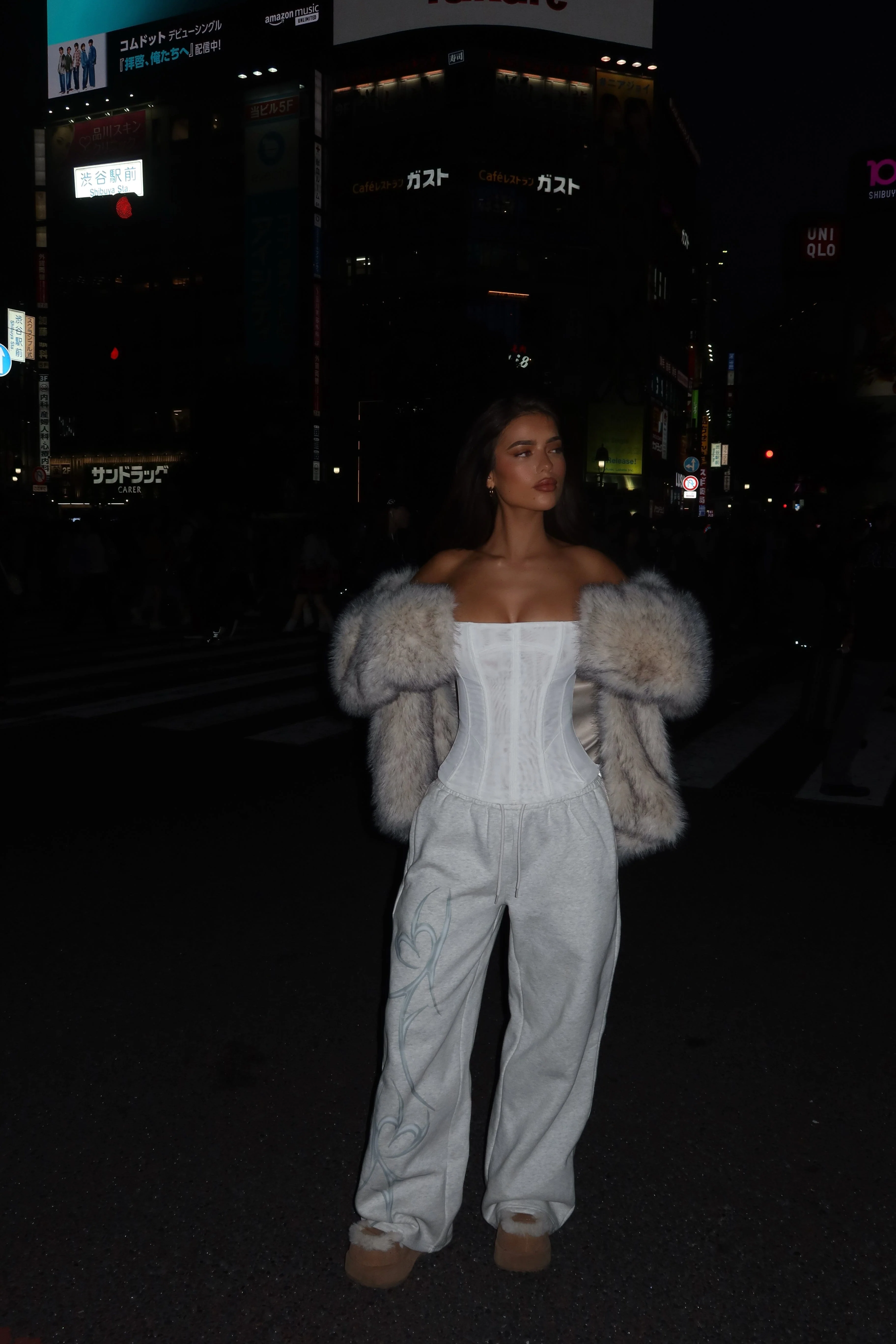 SOLA MESH CORSET TOP WHITE - luluinthesky