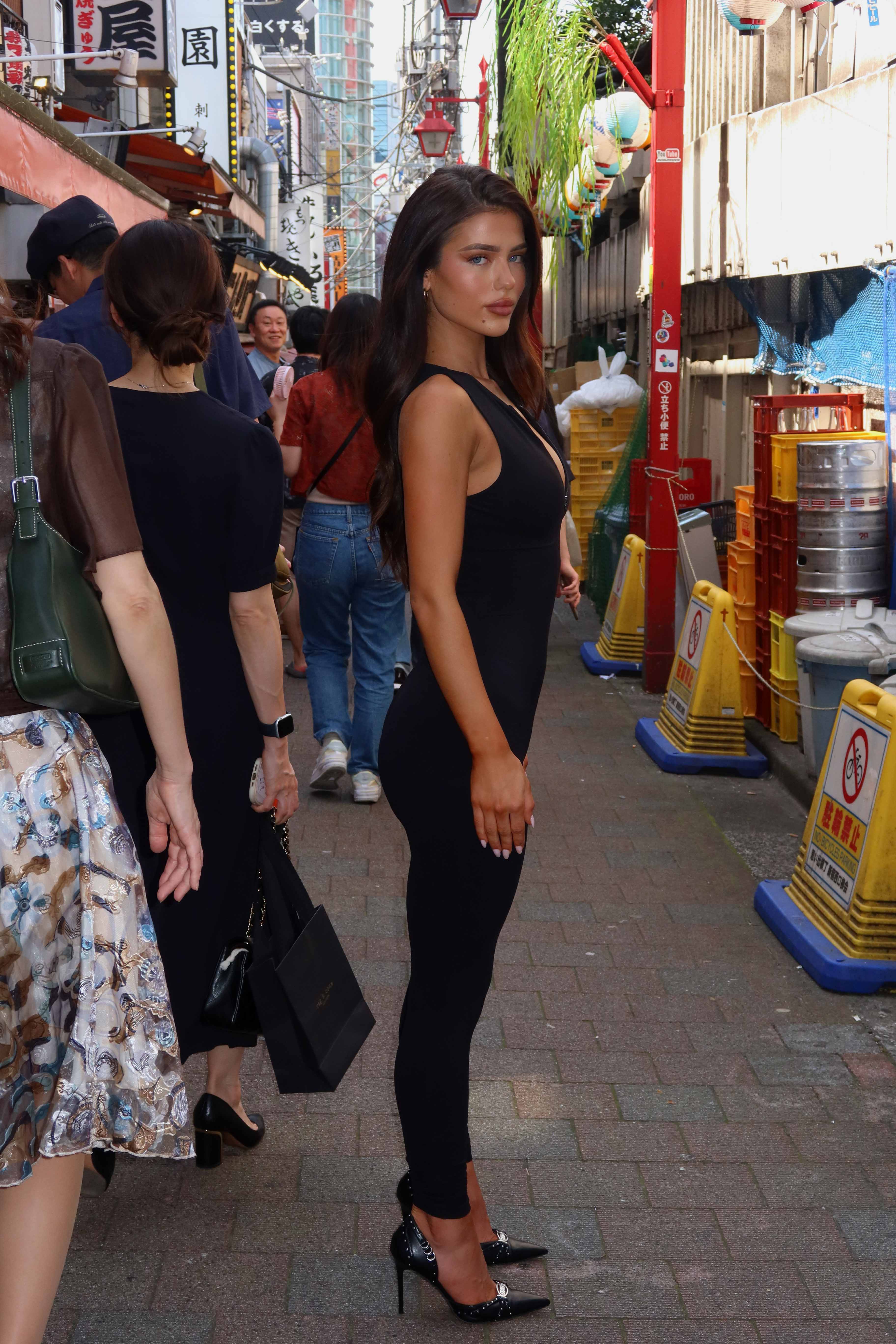 NADINE JUMPSUIT BLACK - luluinthesky