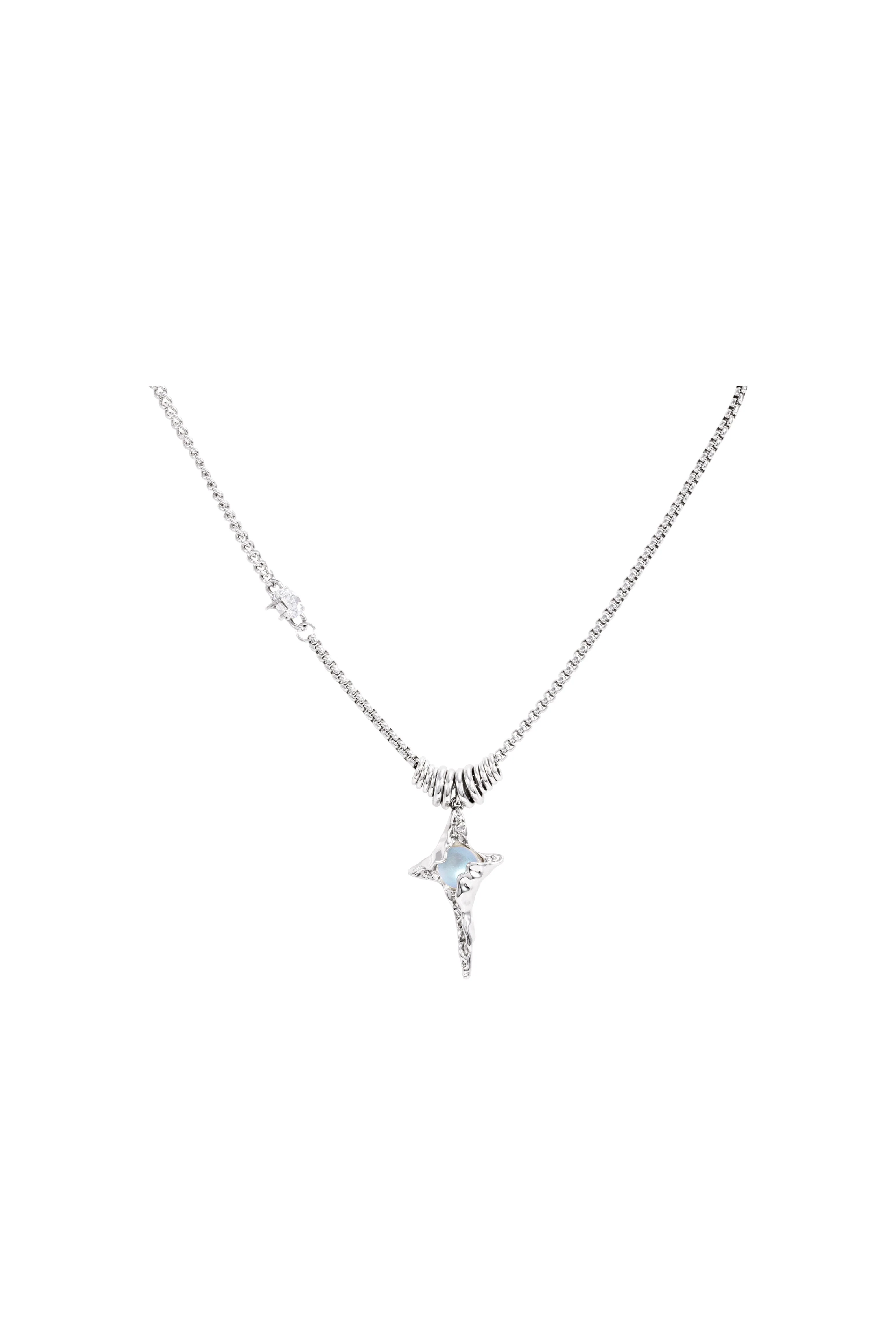 FANTASIA NECKLACE SILVER - luluinthesky