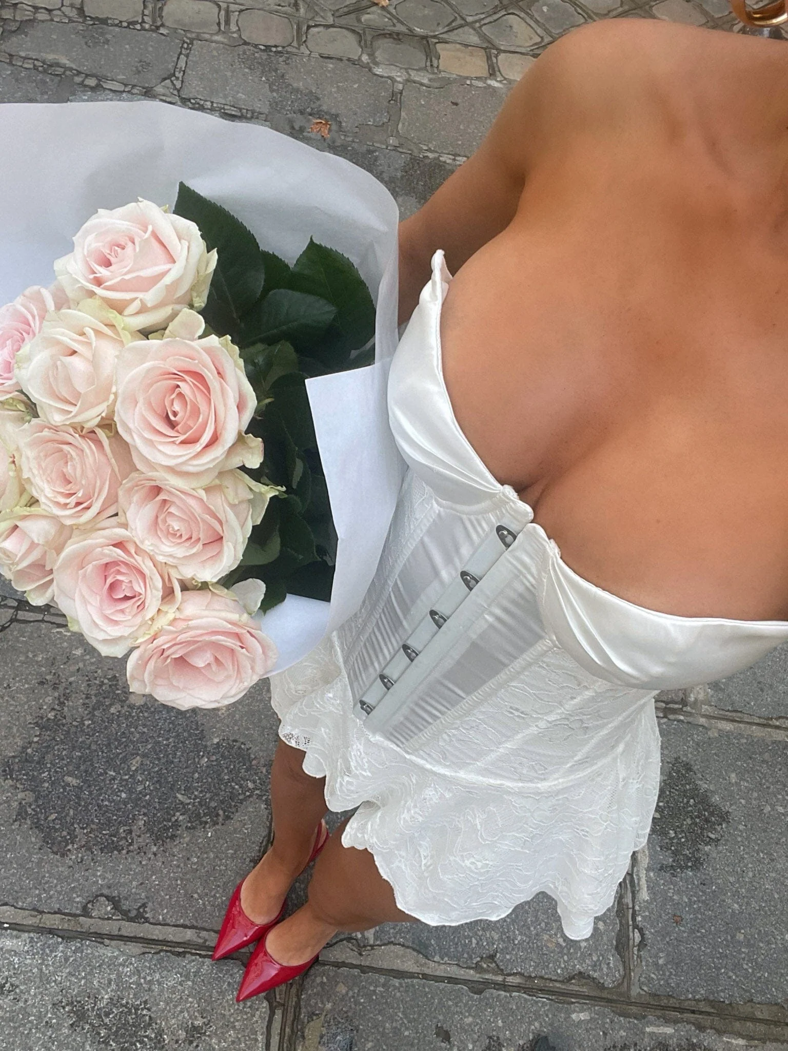 LORELEI MINI DRESS WHITE - luluinthesky