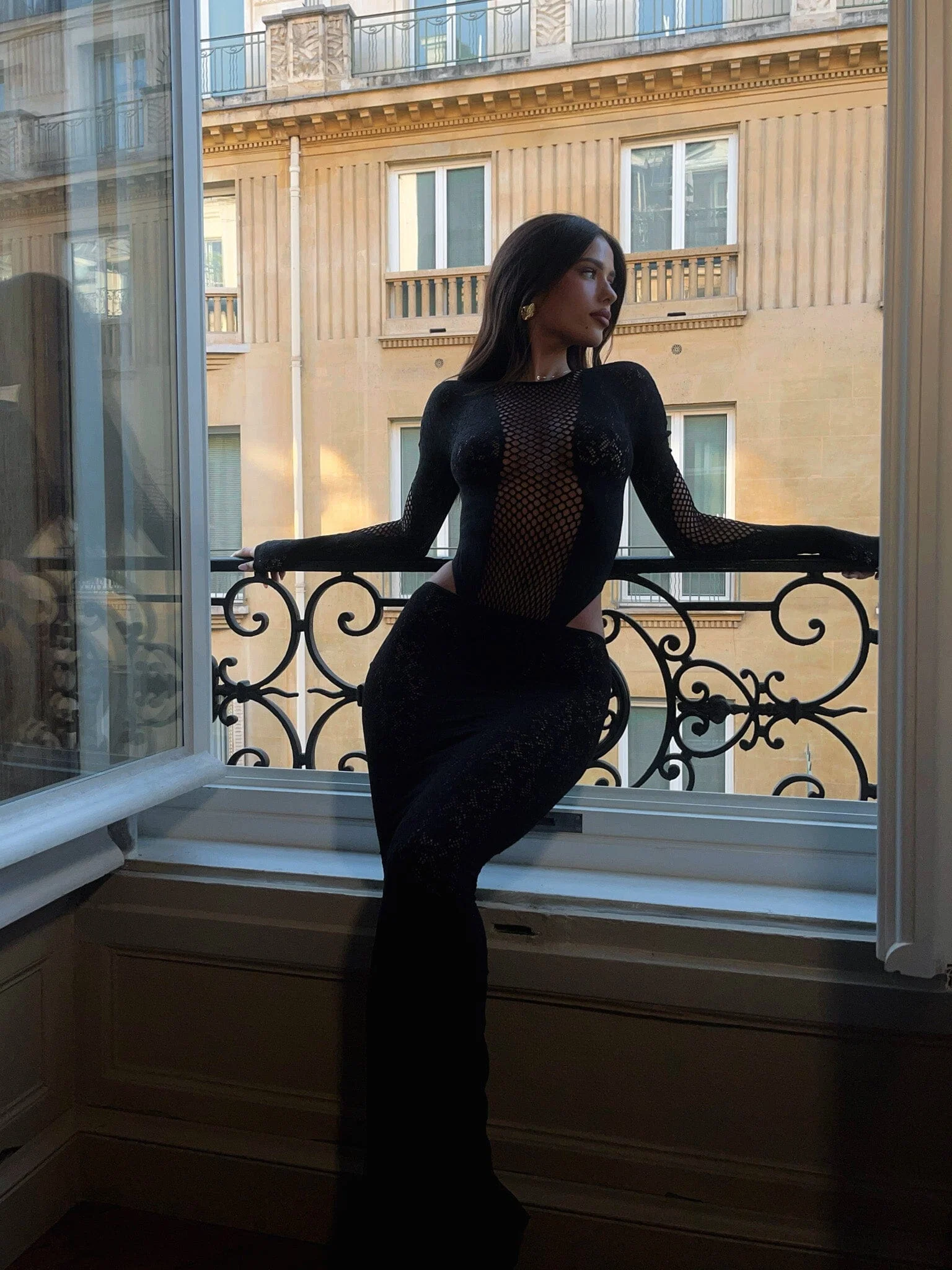 KERENSA MAXI SKIRT BLACK - luluinthesky