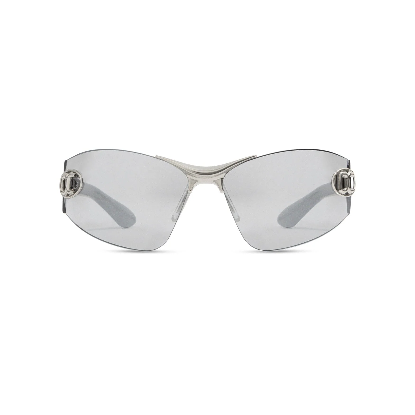 SIGNATURE FRAMELESS SUNGLASSES SILVER - luluinthesky