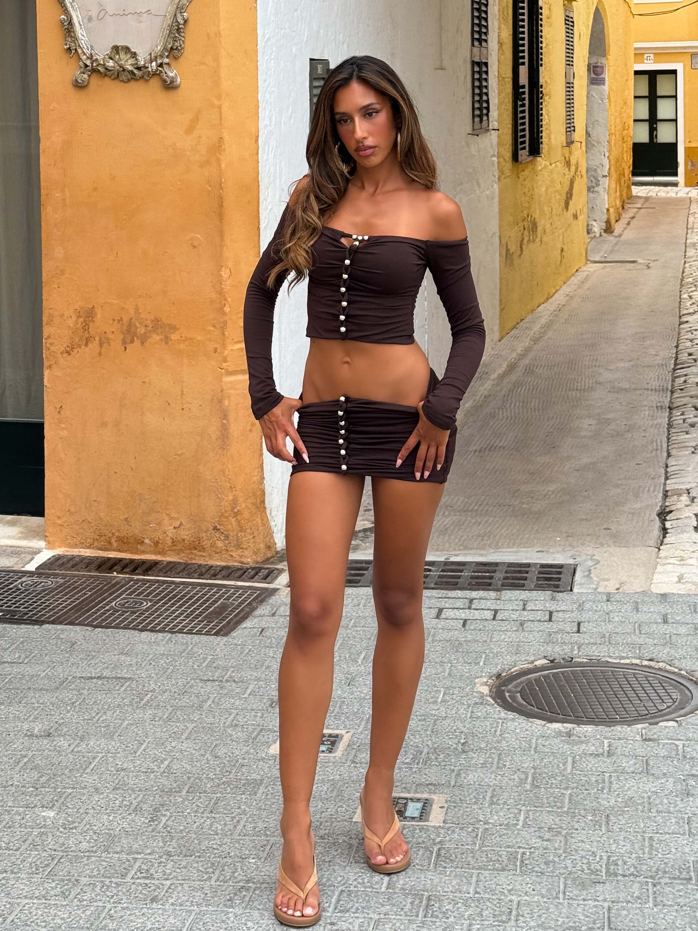 MARKEDA TOP CHOCOLATE - luluinthesky