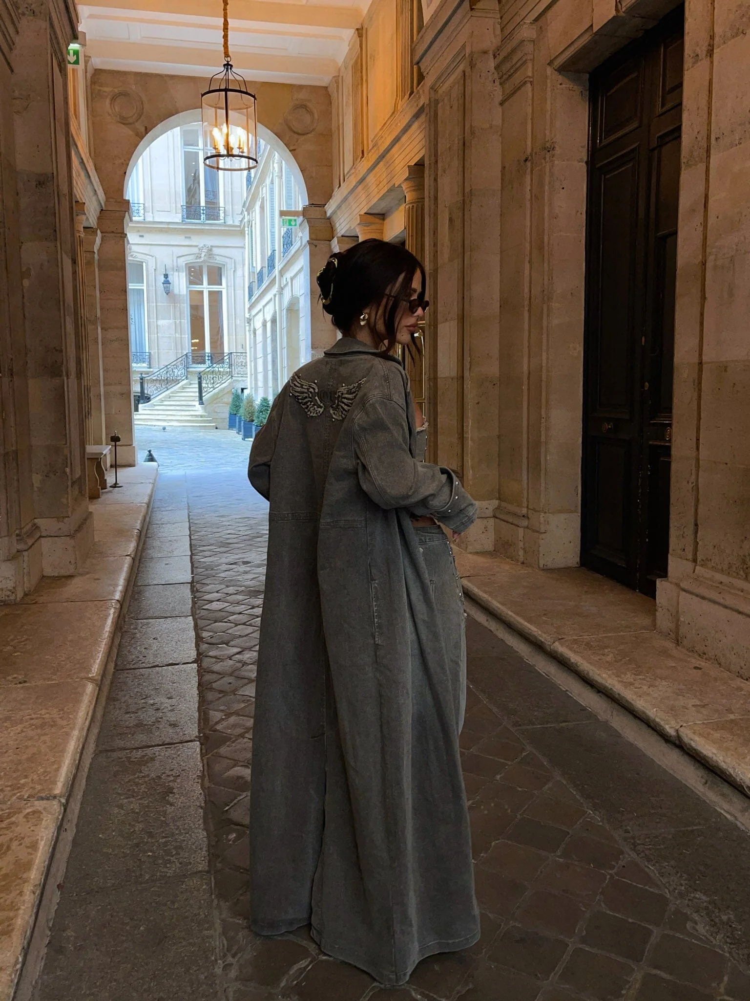 HENDRA JACKET DENIM - luluinthesky