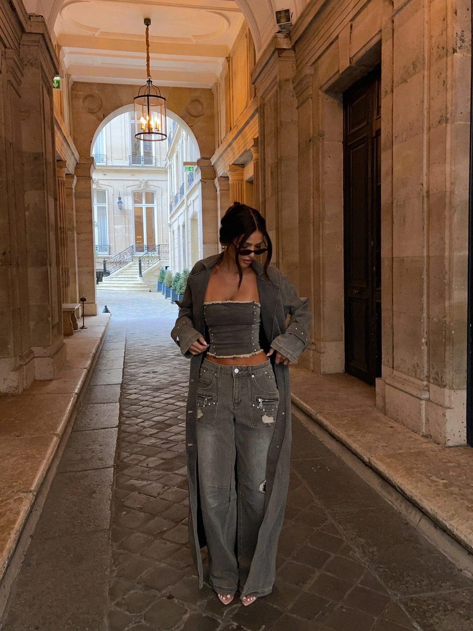 HENDRA JACKET DENIM - luluinthesky