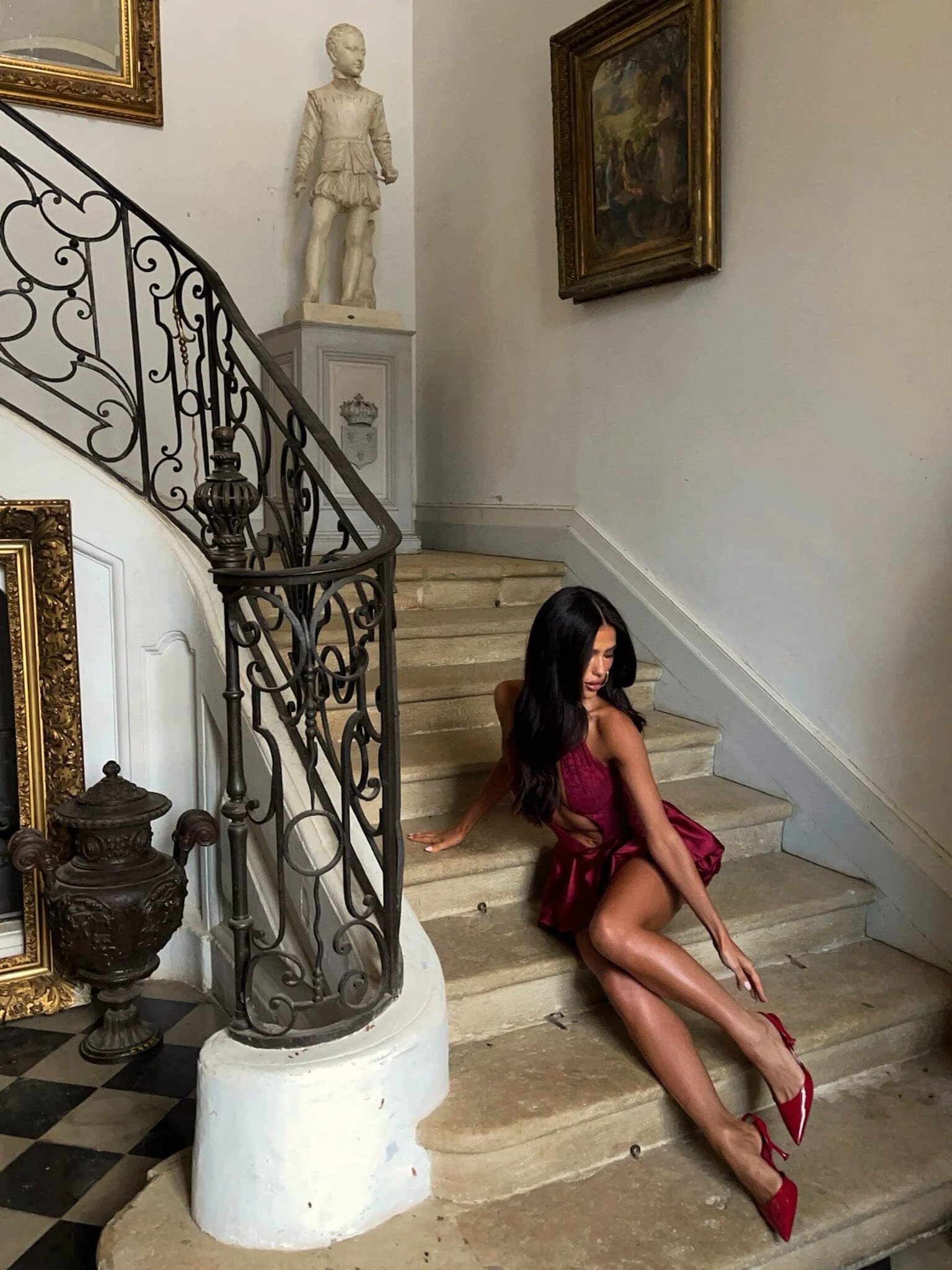 JIANE MINI DRESS RED - luluinthesky