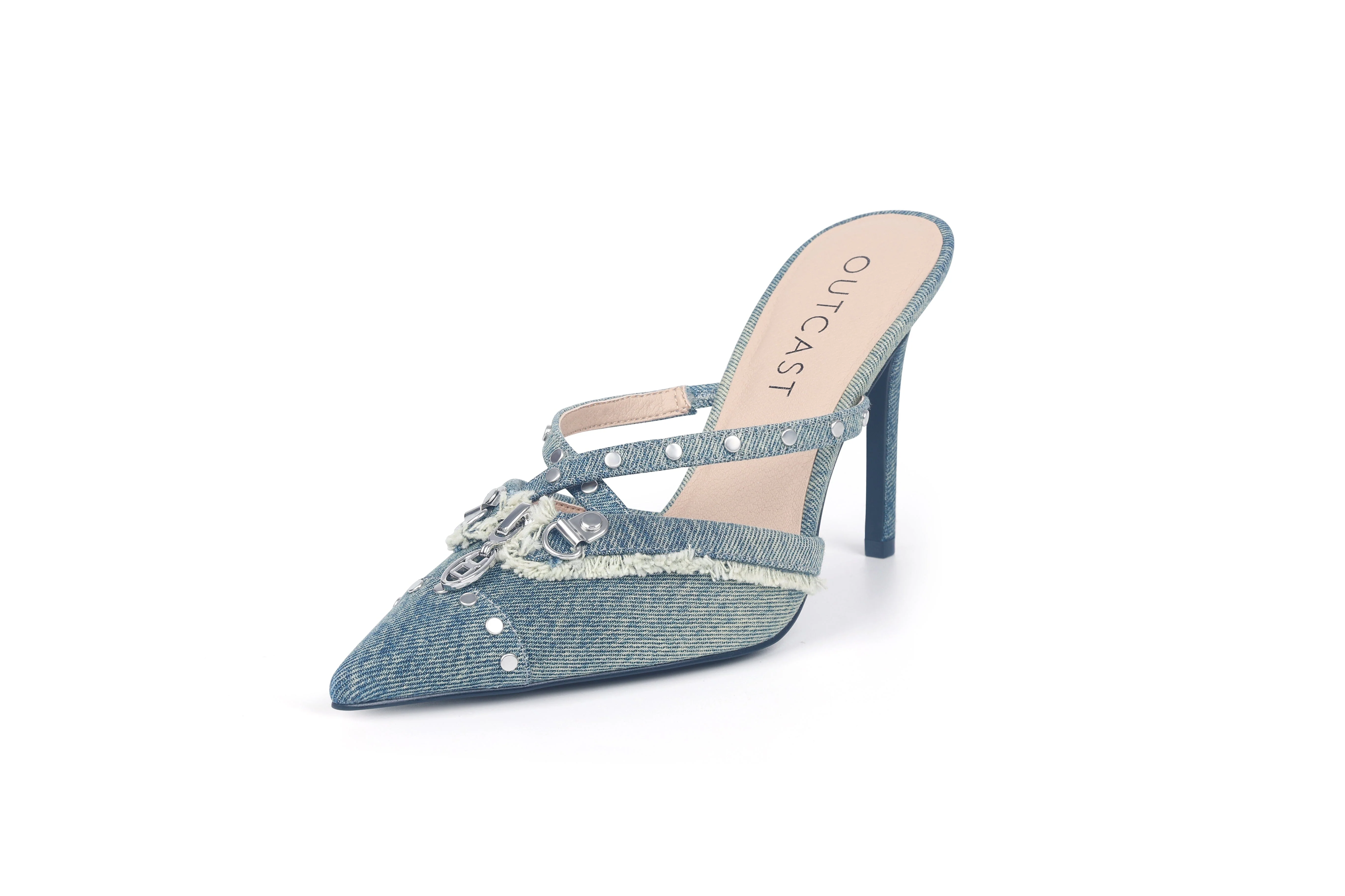 CINDY DENIM HEELS - luluinthesky