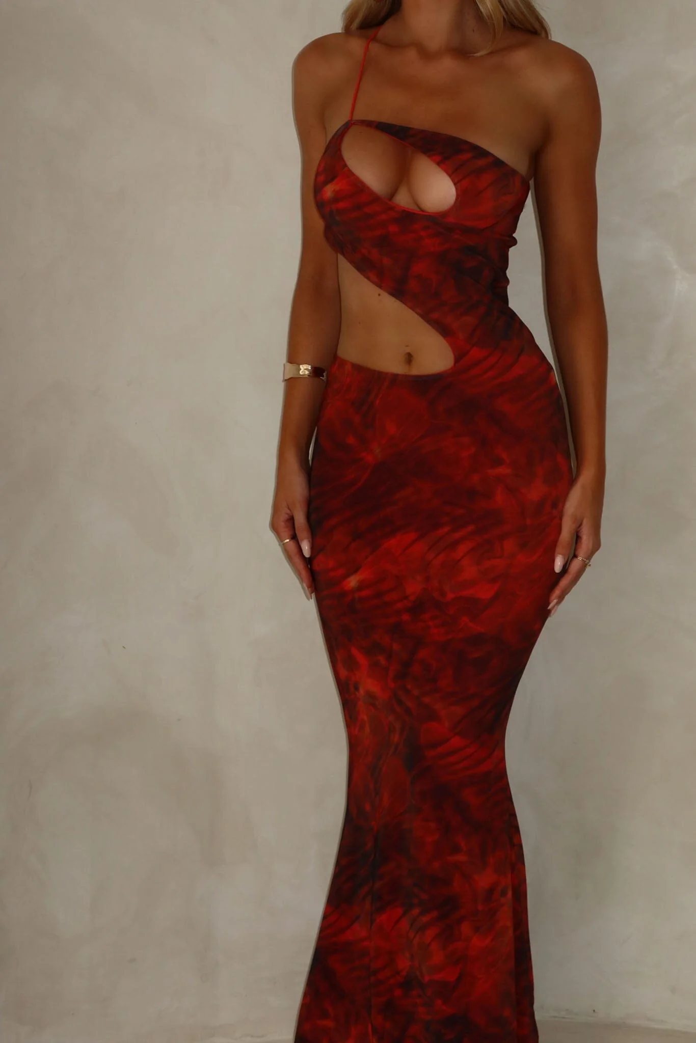 FERN MAXI DRESS ORANGE - luluinthesky