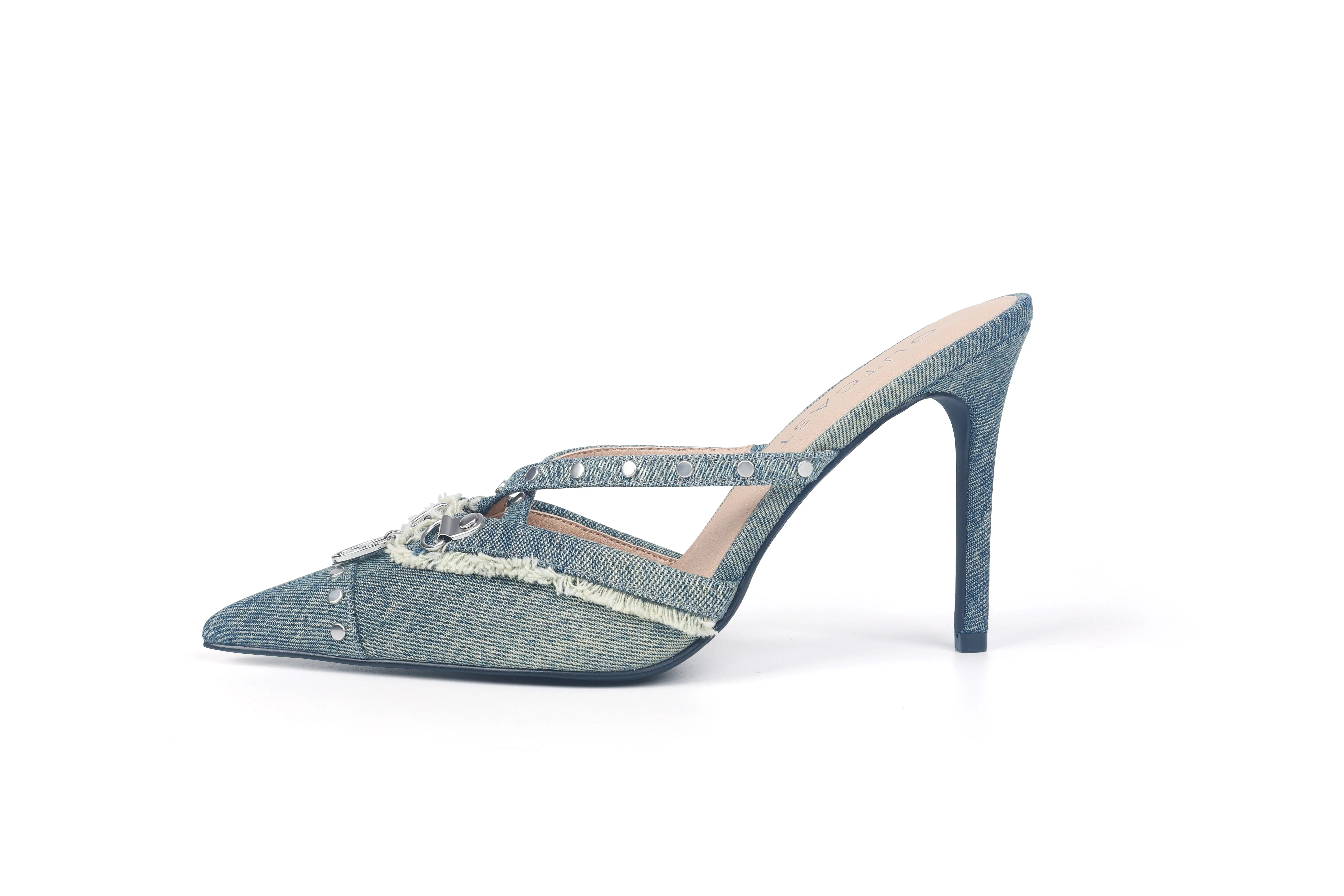 CINDY DENIM HEELS - luluinthesky