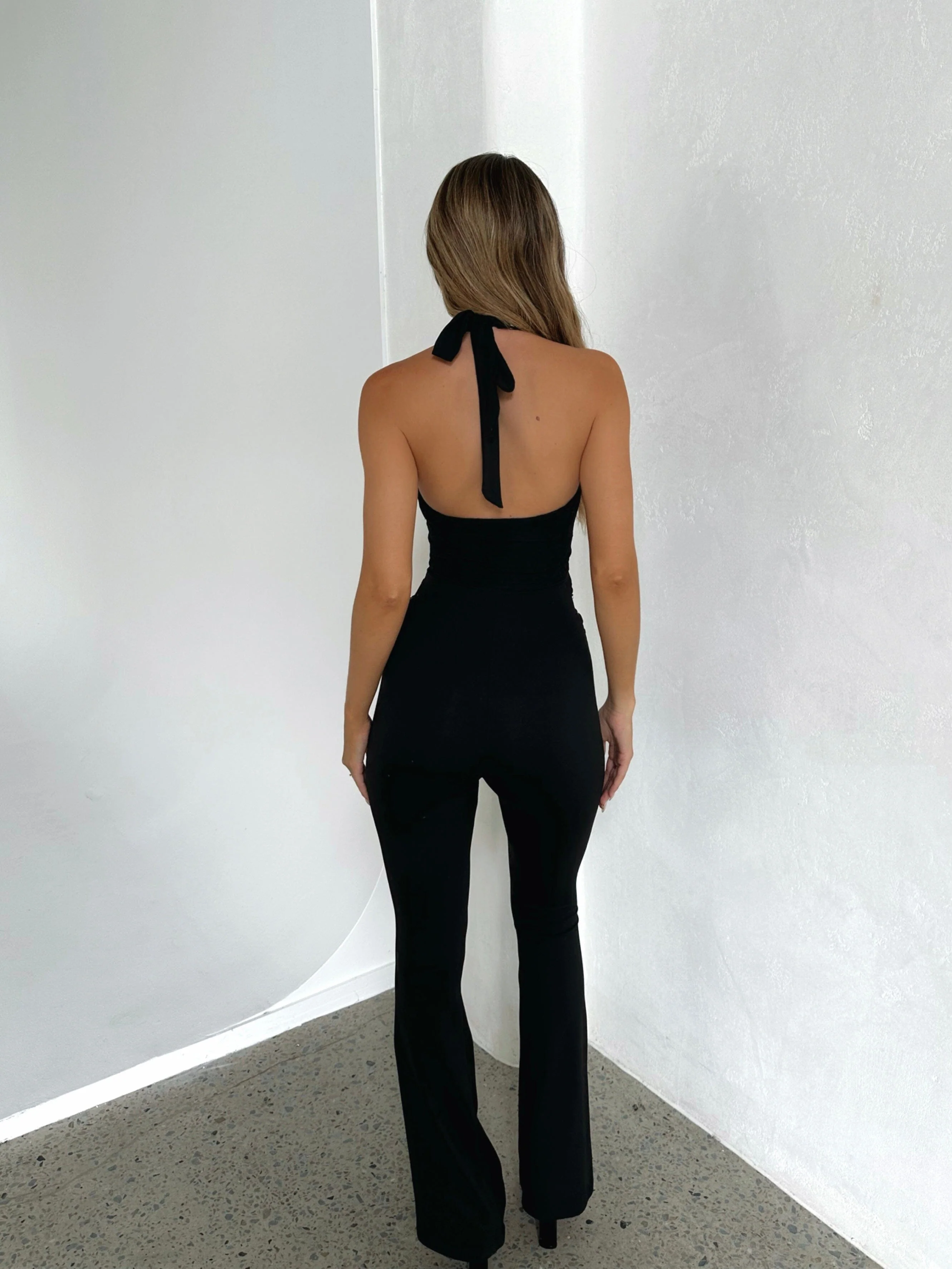 JESSAMINE JUMPSUIT BLACK - luluinthesky