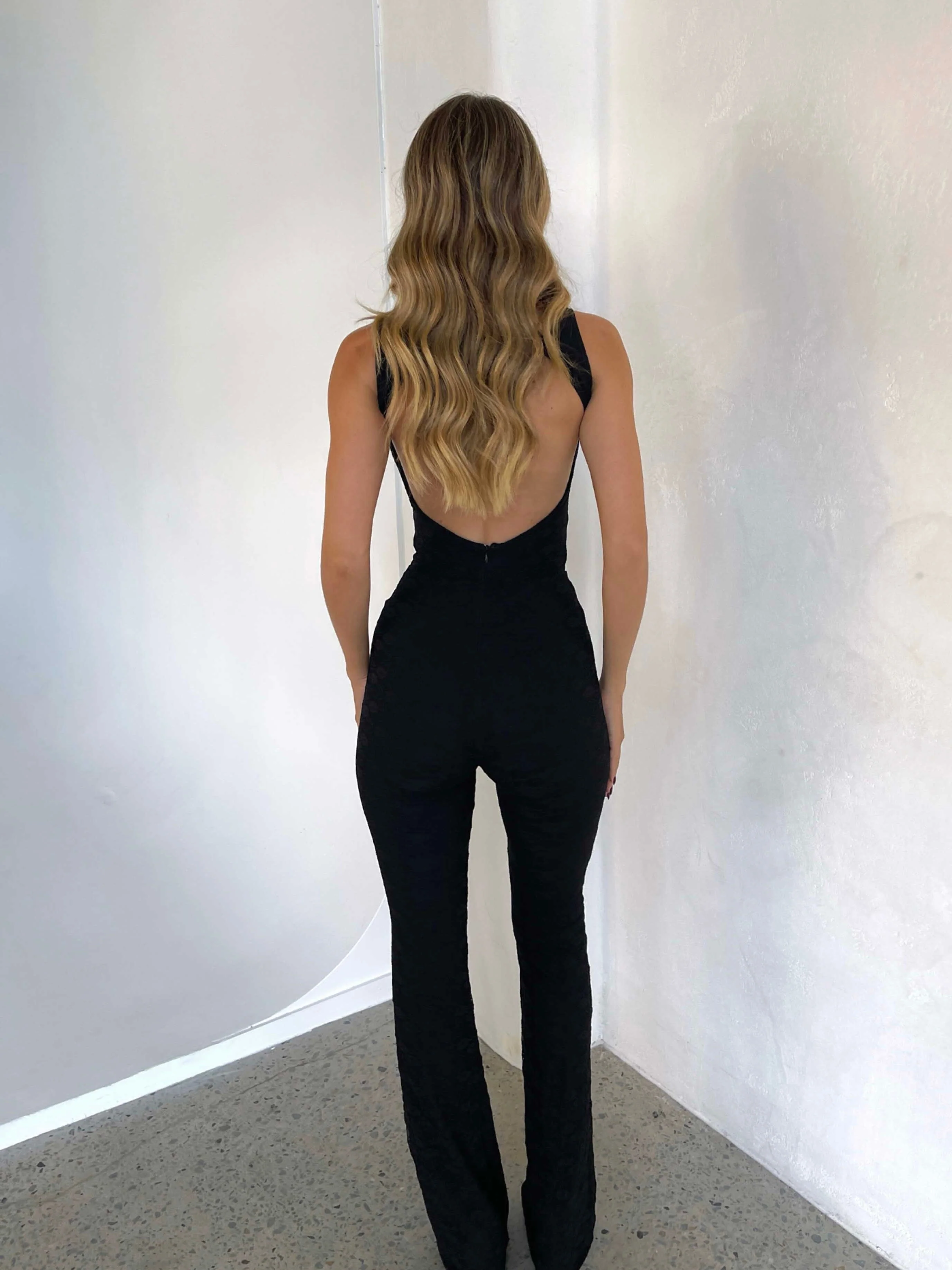BAILEY JUMPSUIT BLACK - luluinthesky