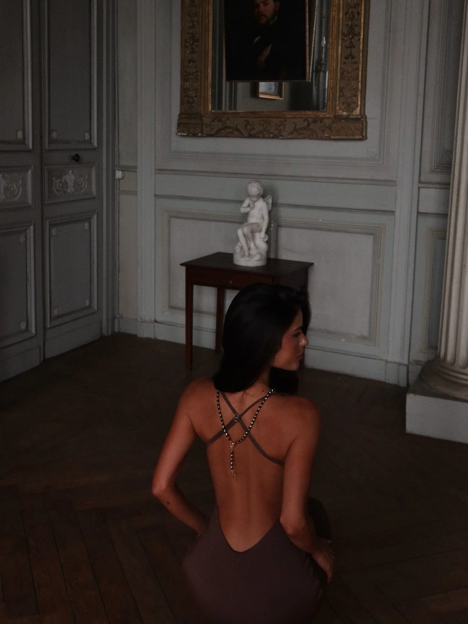 GYPSY MAXI DRESS CHOCOLATE - luluinthesky