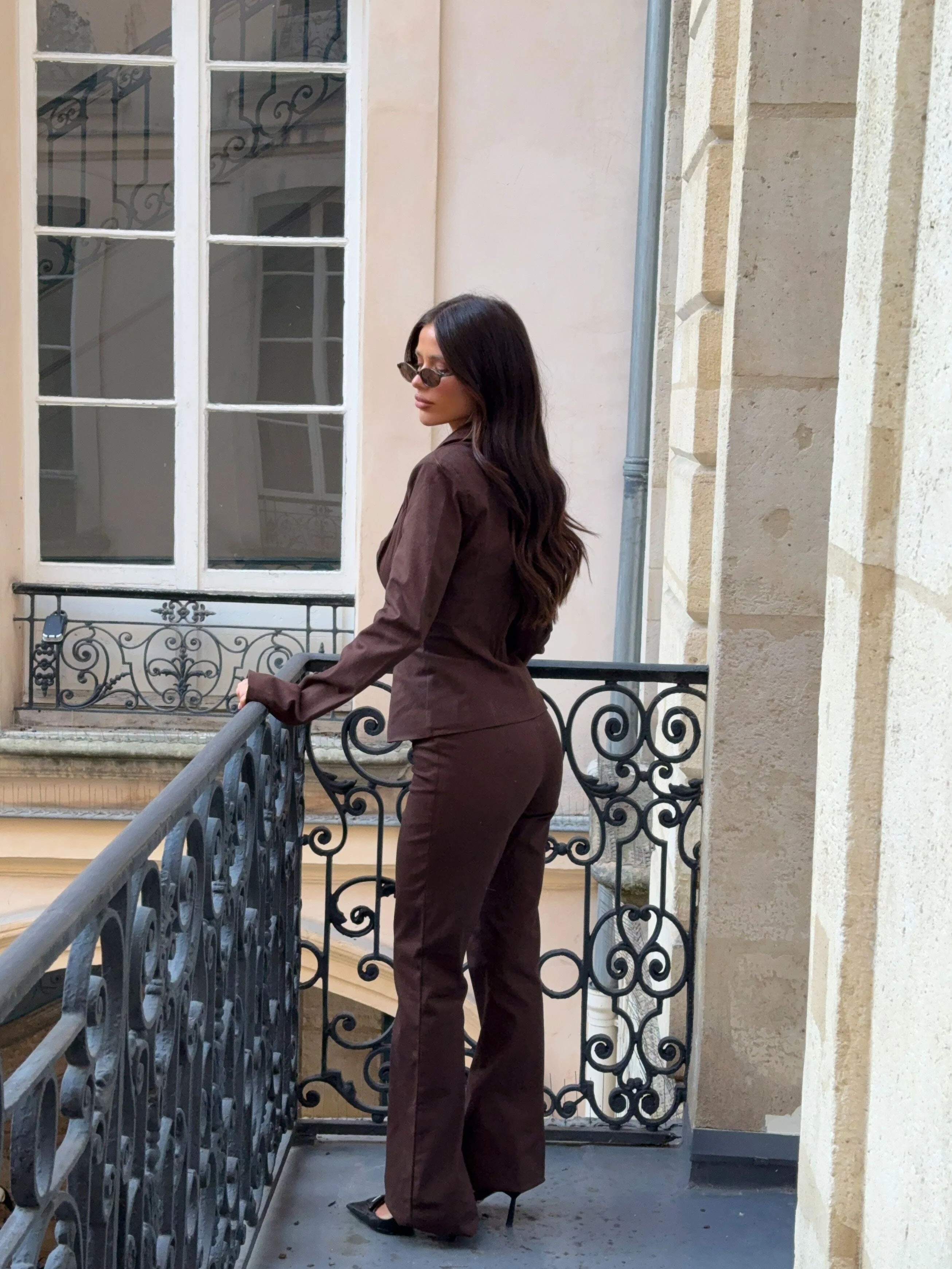 ROWE BLAZER CHOCOLATE - luluinthesky