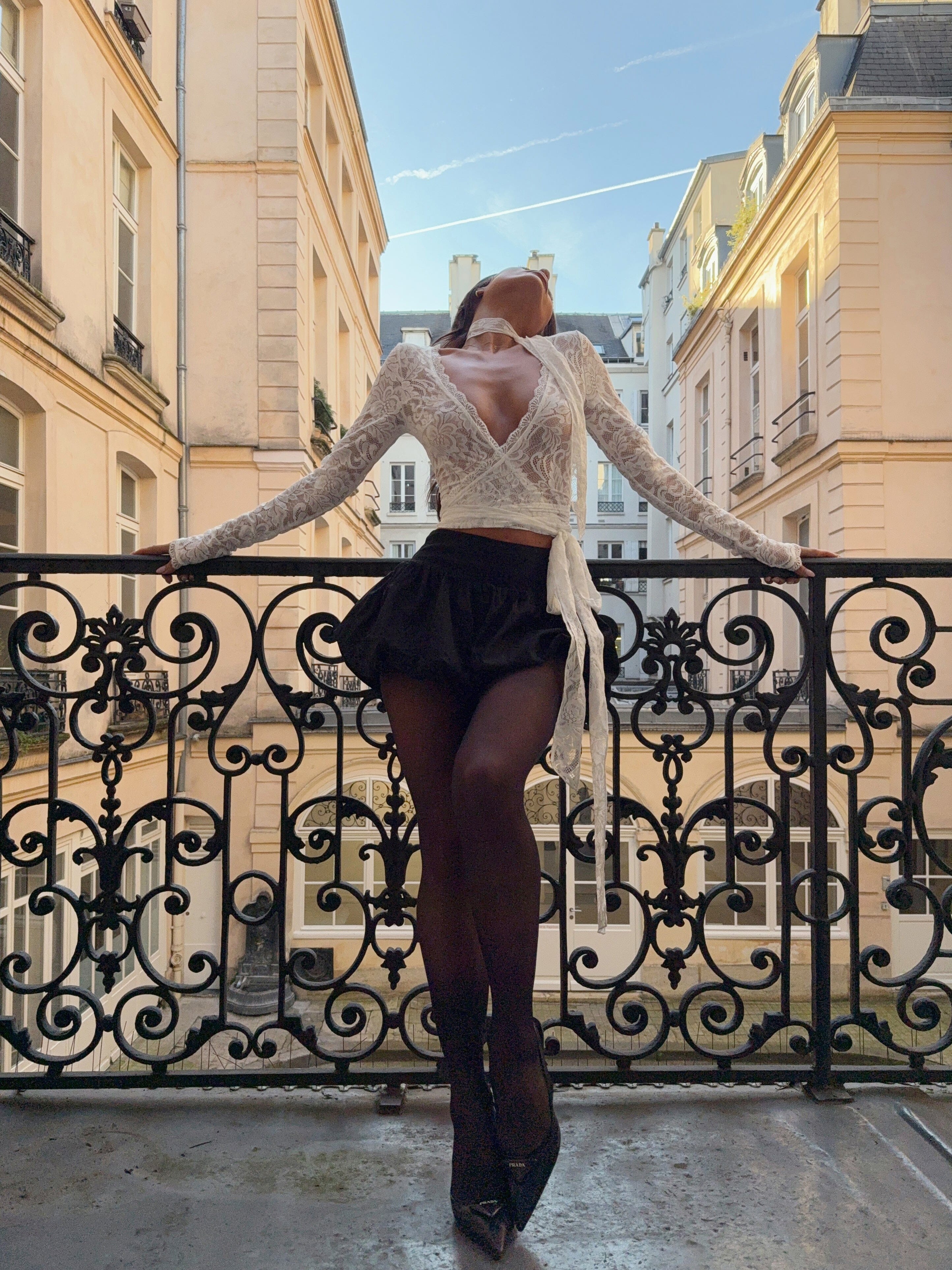 EVELINA TOP WHITE - luluinthesky