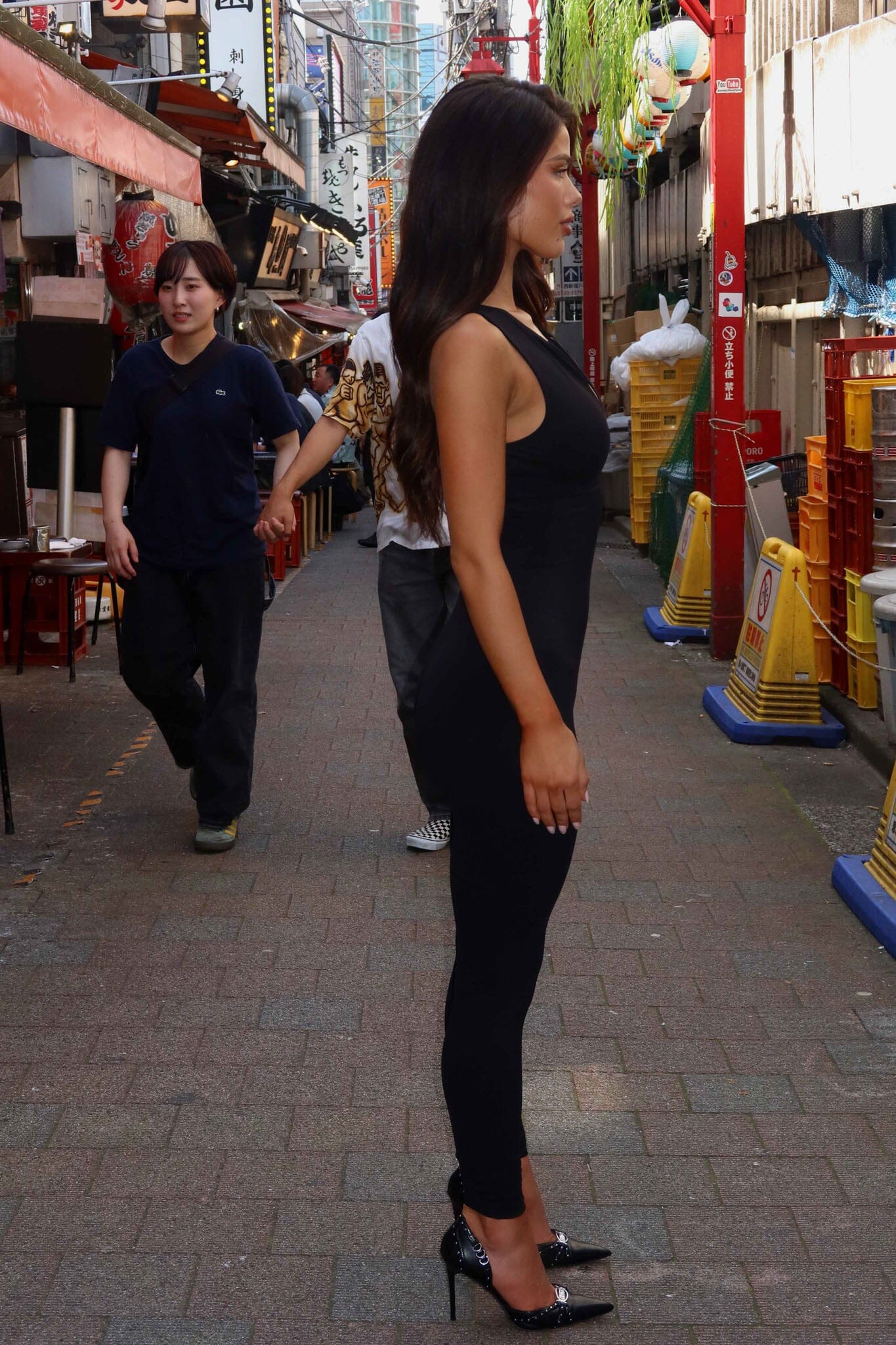 NADINE JUMPSUIT BLACK - luluinthesky