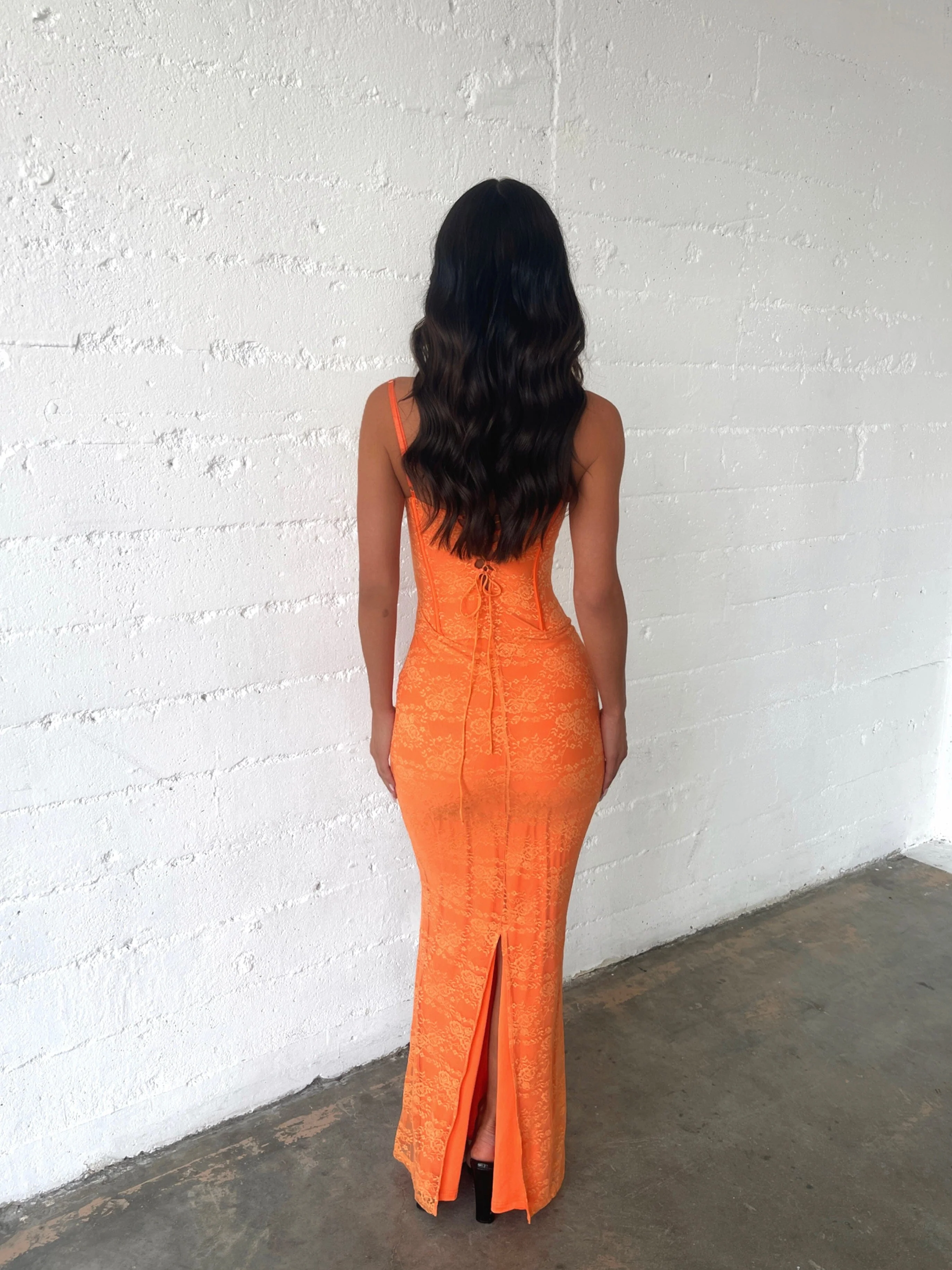 ASHBY MAXI DRESS ORANGE - luluinthesky