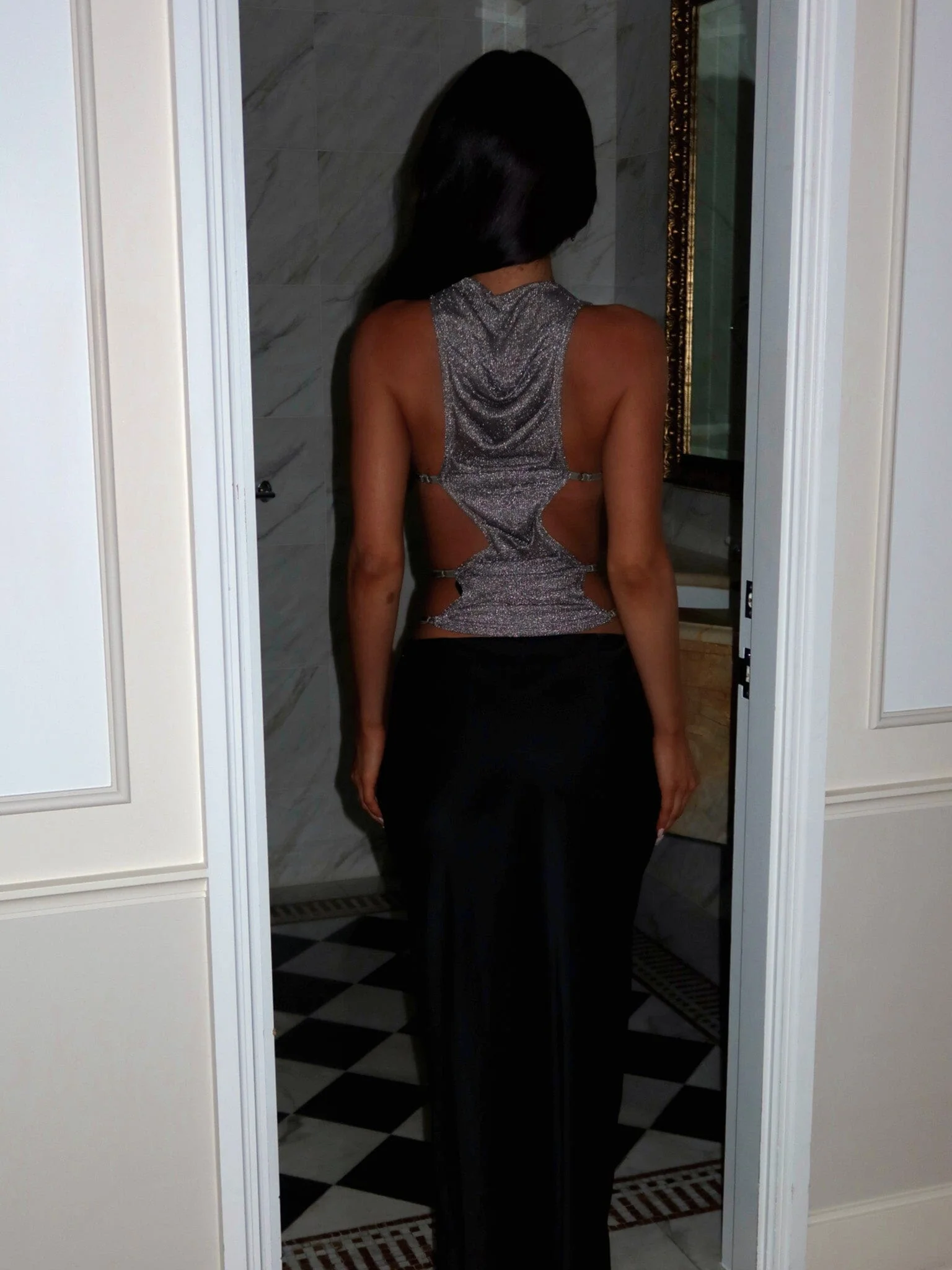 ALABAMA TOP GREY - luluinthesky