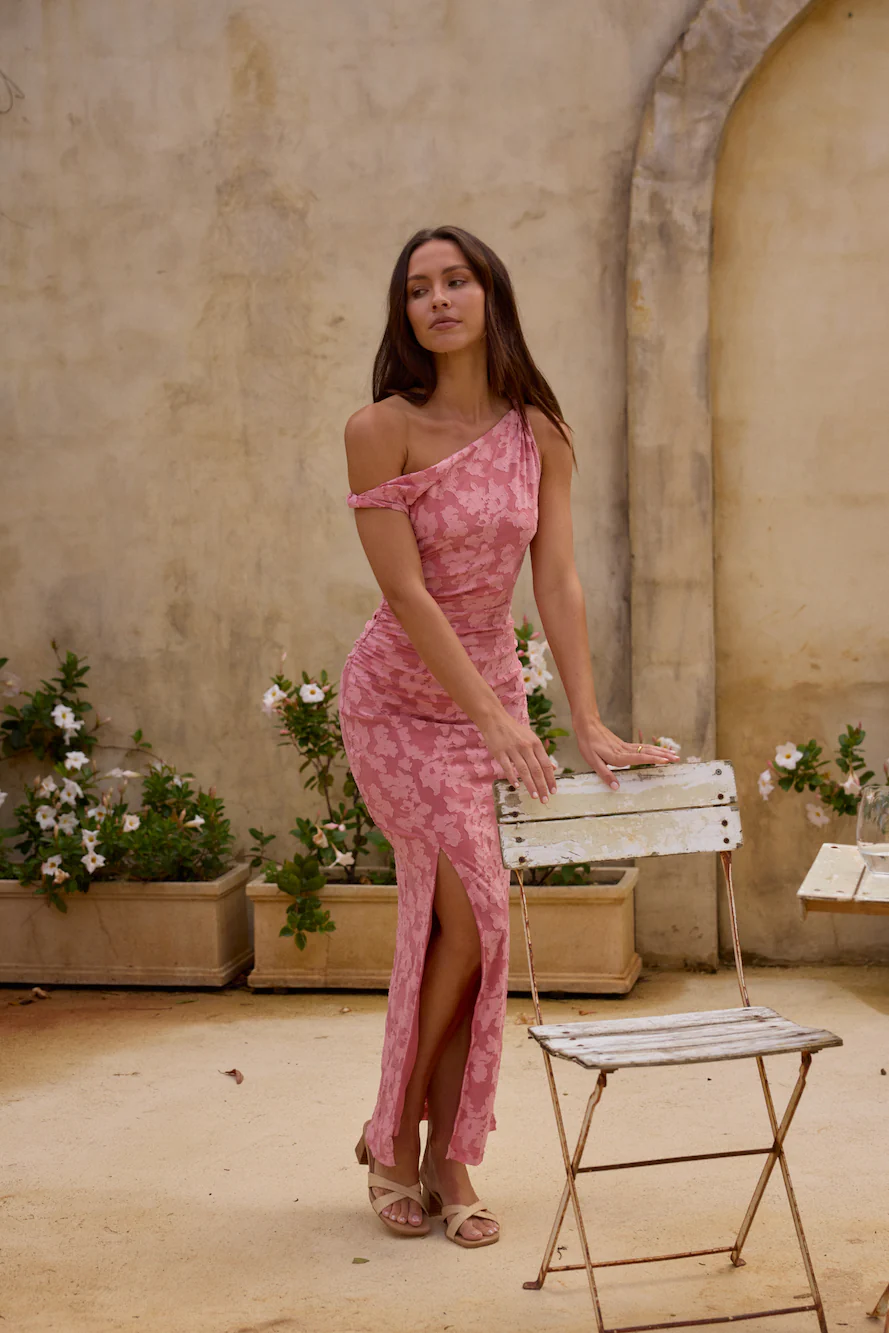 Breeze of Pink Maxi Dress Pink - luluinthesky