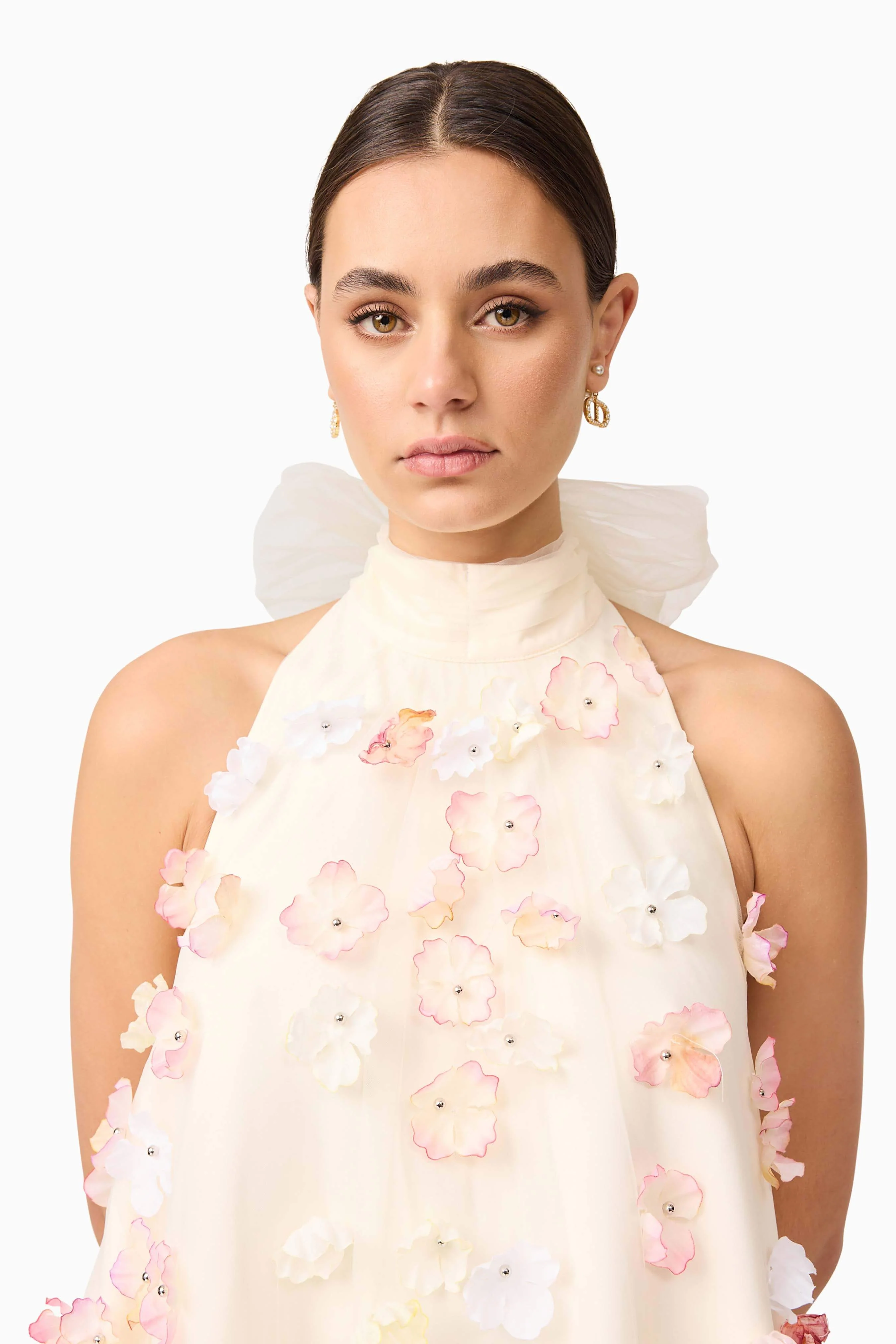 Livia Trapeze Mini Dress in Yellow - luluinthesky