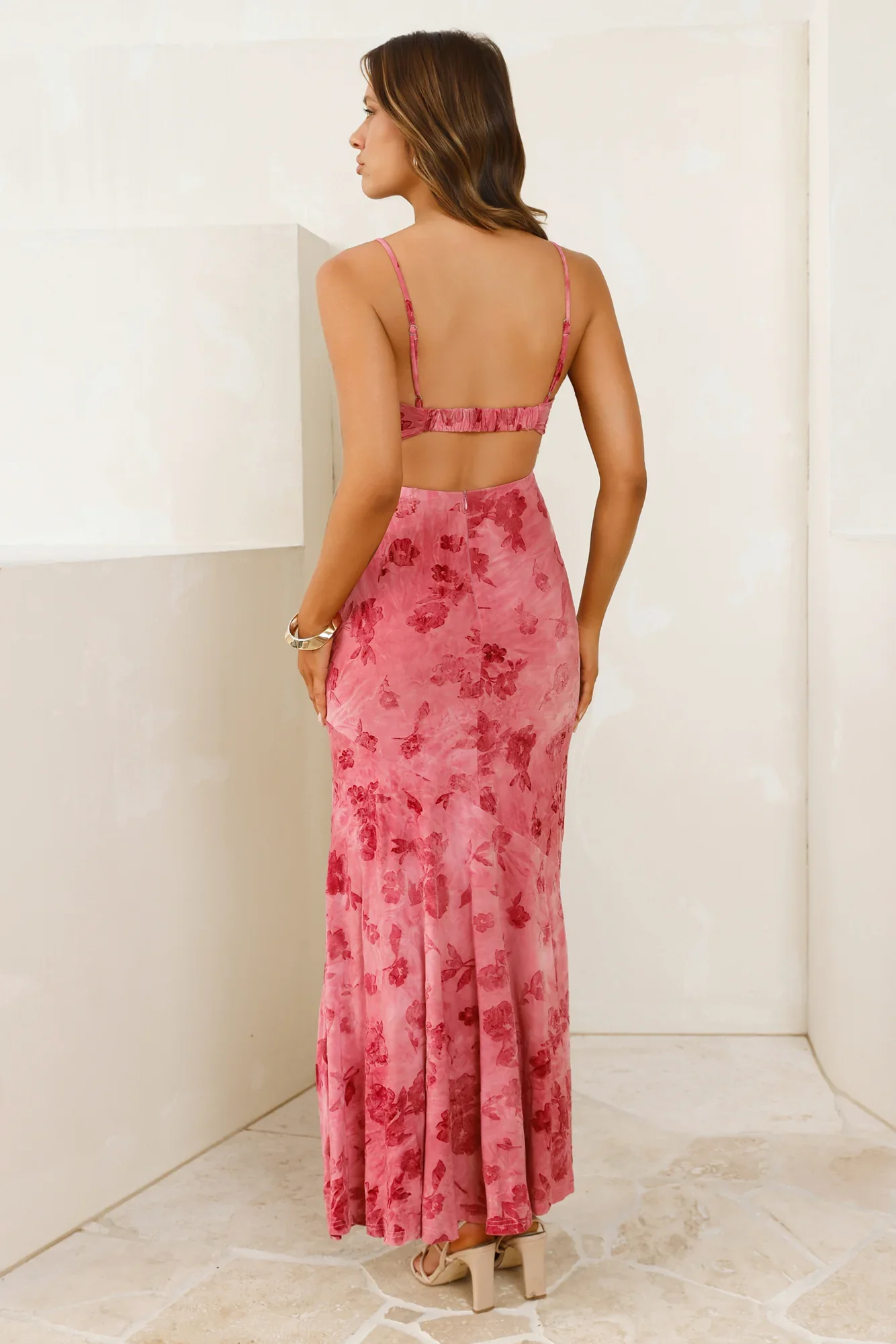 Sun On My Skin Maxi Dress Pink - luluinthesky