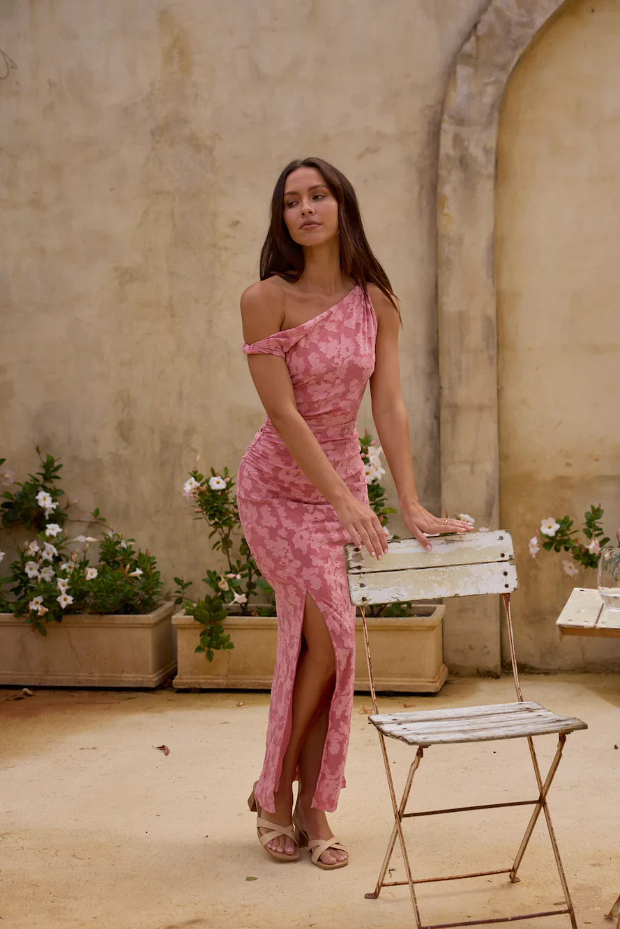 Breeze of Pink Maxi Dress Pink - luluinthesky